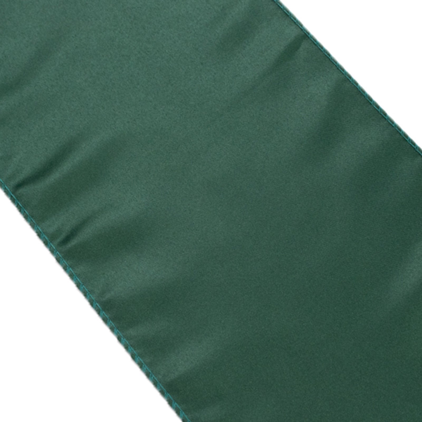 5 Pack Lamour Satin 6"x106" Chair Sashes Hunter Emerald Green - Stylish Reusable Decorative Bows