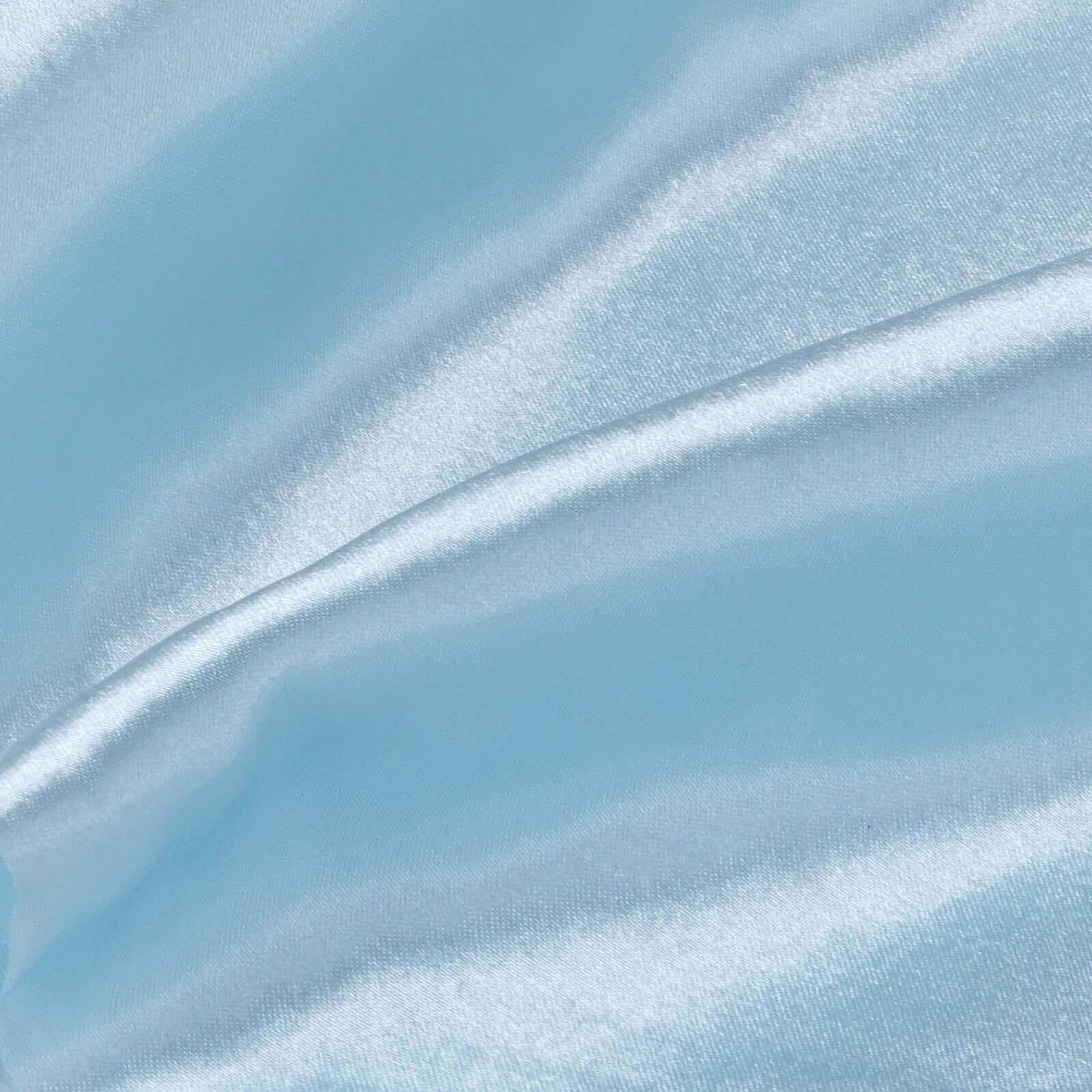 12"x10 Yards Light Blue Satin Fabric Bolt, DIY Craft Wholesale Fabric