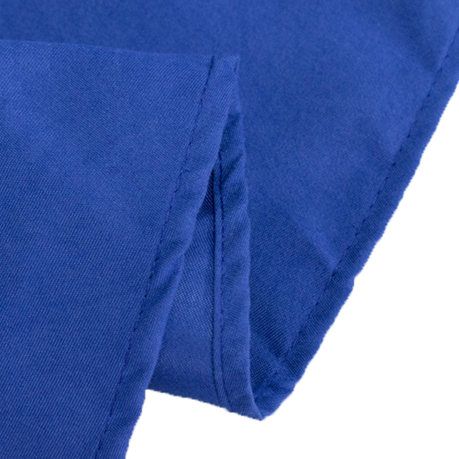 Cotton Blend 70" Round Tablecloth Royal Blue - Wrinkle-Resistant Table Cover