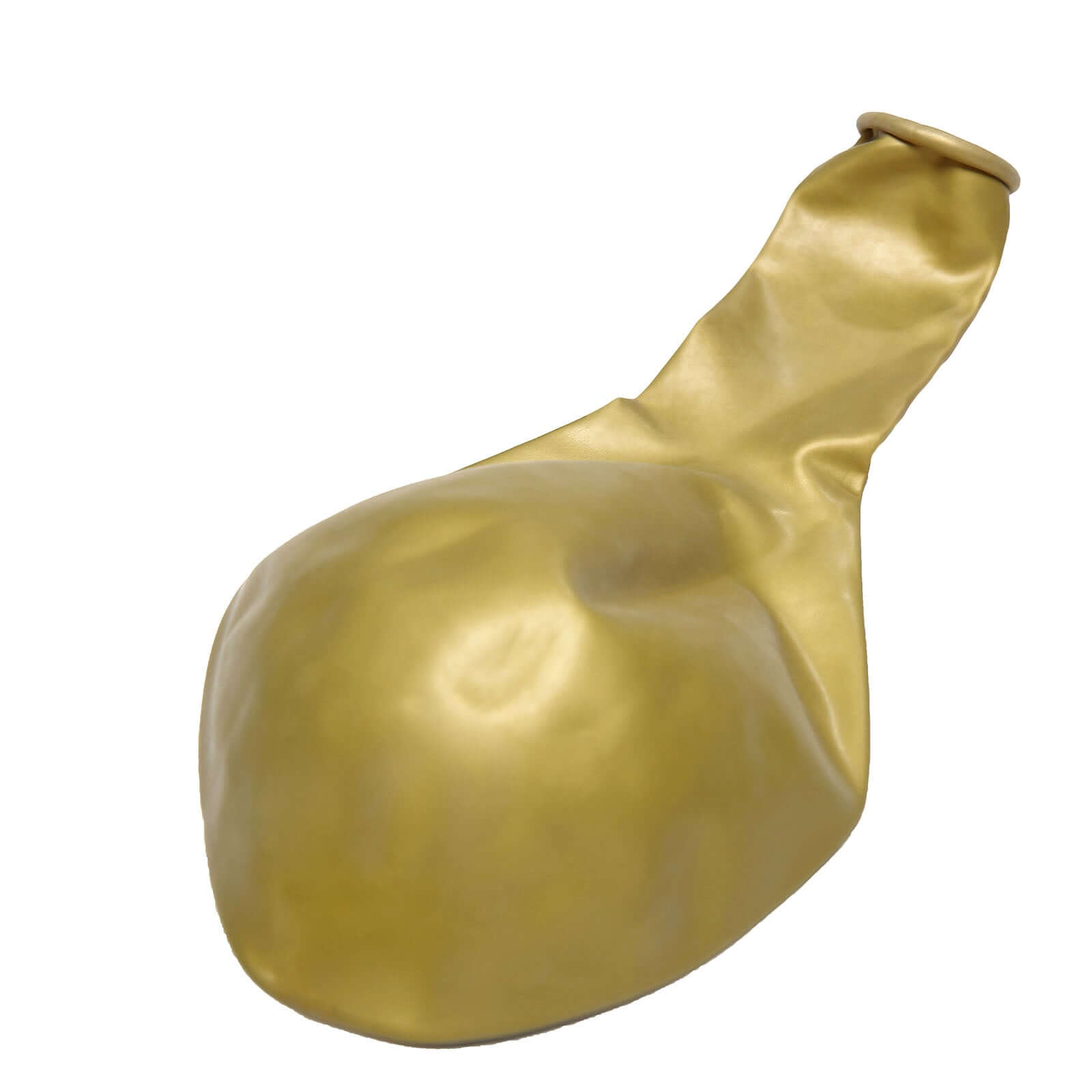 5 Pack 18" Metallic Chrome Gold Latex Helium or Air Party Balloons