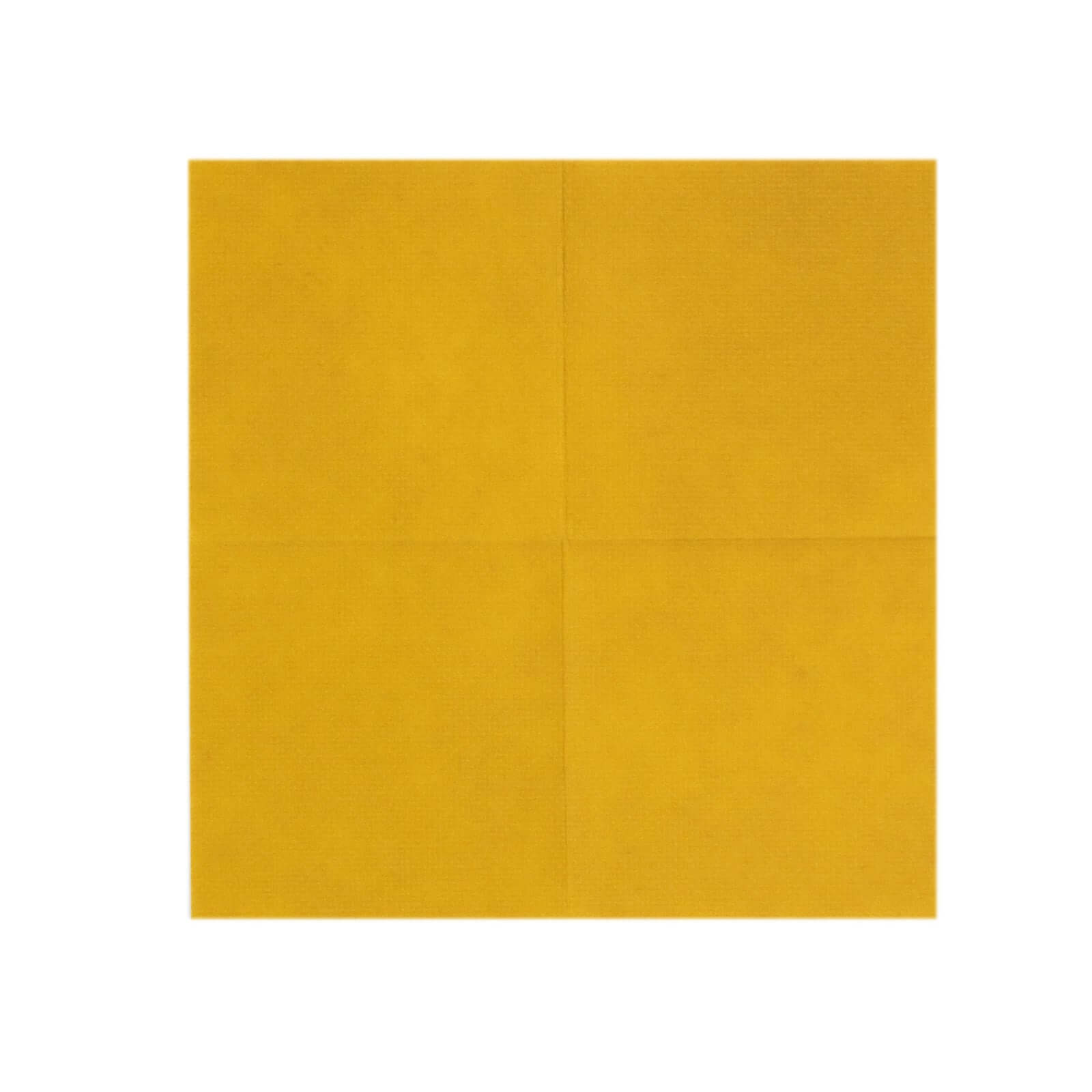 20-Pack Paper Linen-Like Cocktail Napkins Gold - Disposable 5"x5" Airlaid Soft Napkins