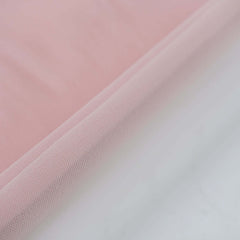 54"x40 Yards Blush Tulle Fabric Bolt, DIY Crafts Sheer Fabric Roll