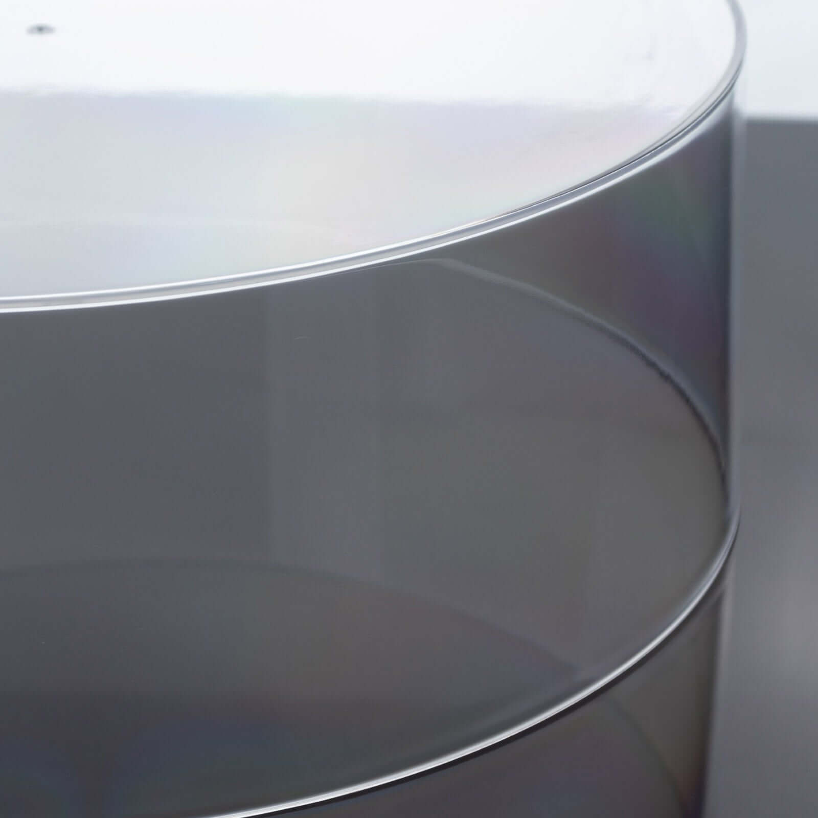 Acrylic Cake Stand Display Box Transparent Clear 14" Round - Versatile Pedestal Riser for Events