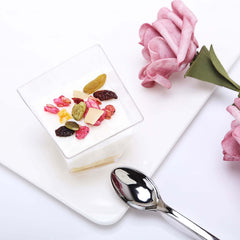 50-Pack Plastic Dessert Cups Square Twist Clear - Durable Disposable Sauce Cups for Parties 2oz