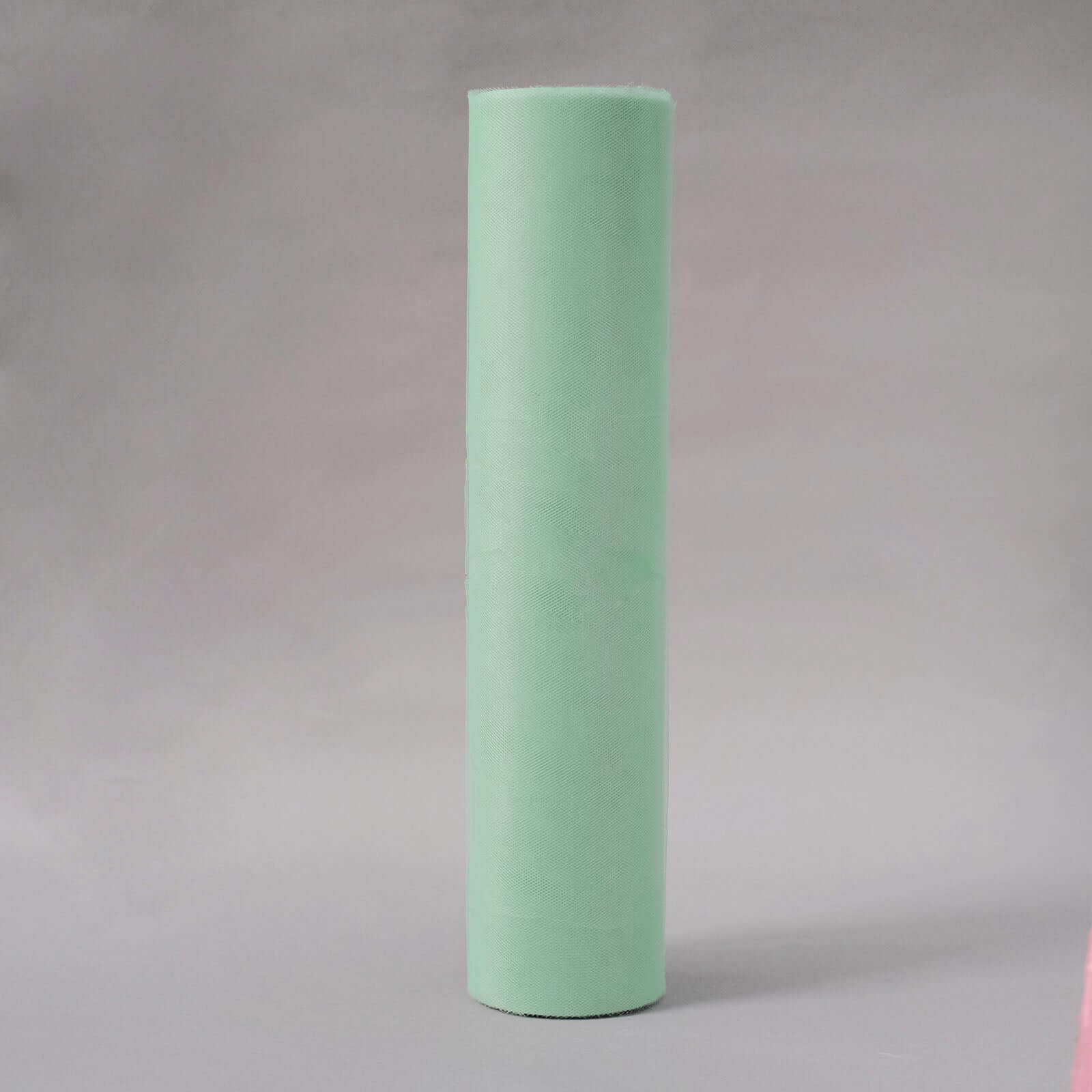 18"x100 Yards Sage Green Tulle Fabric Bolt, Sheer Fabric Spool Roll For Crafts