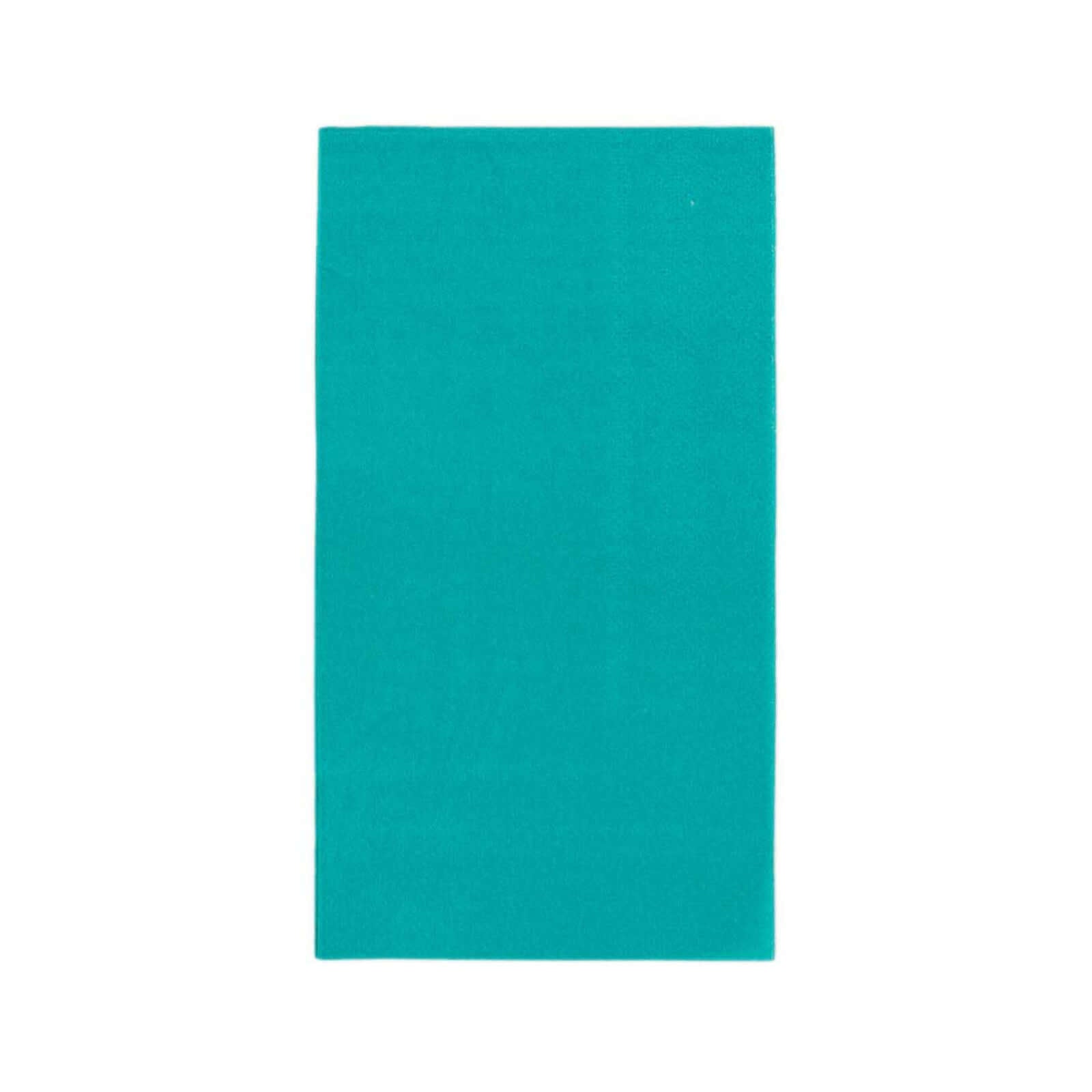 50-Pack Paper Napkins Soft Turquoise - Disposable 2-Ply Cocktail and Beverage Napkins for Weddings