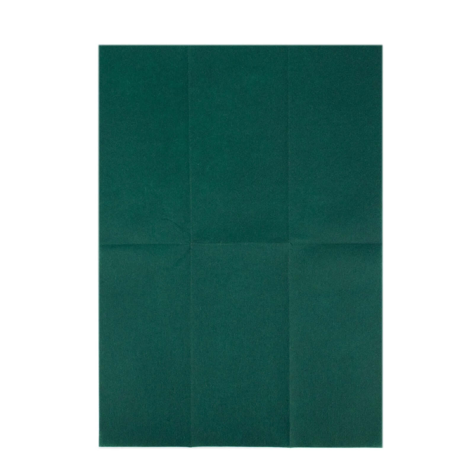 20-Pack Paper Linen-Like Napkins Hunter Emerald Green - Disposable Hygienic Airlaid Guest Towels 8.5"x4"