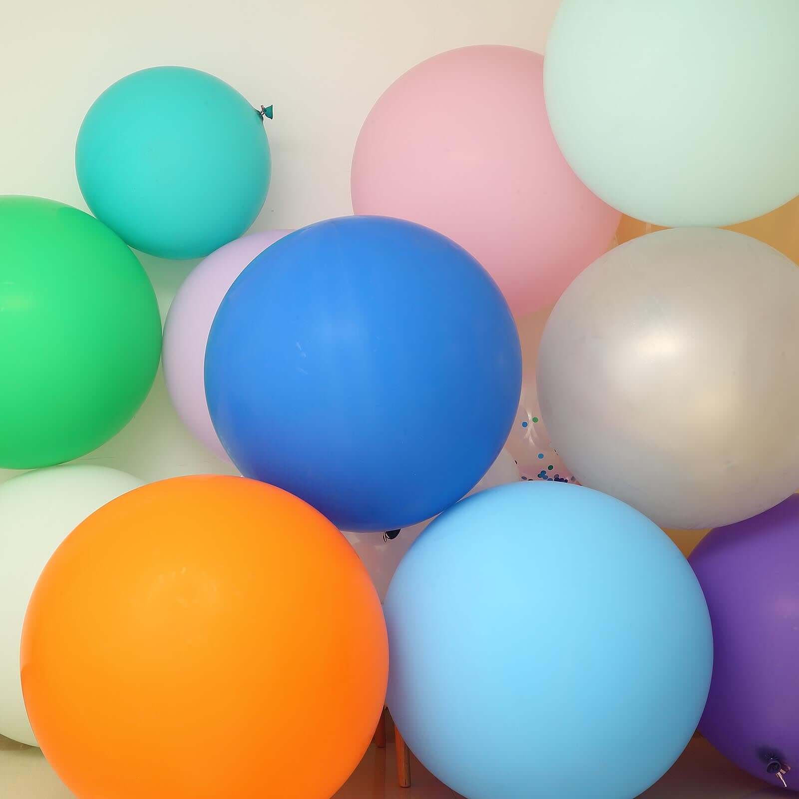 2 Pack 32" Large Matte Purple Helium or Air Premium Latex Balloons