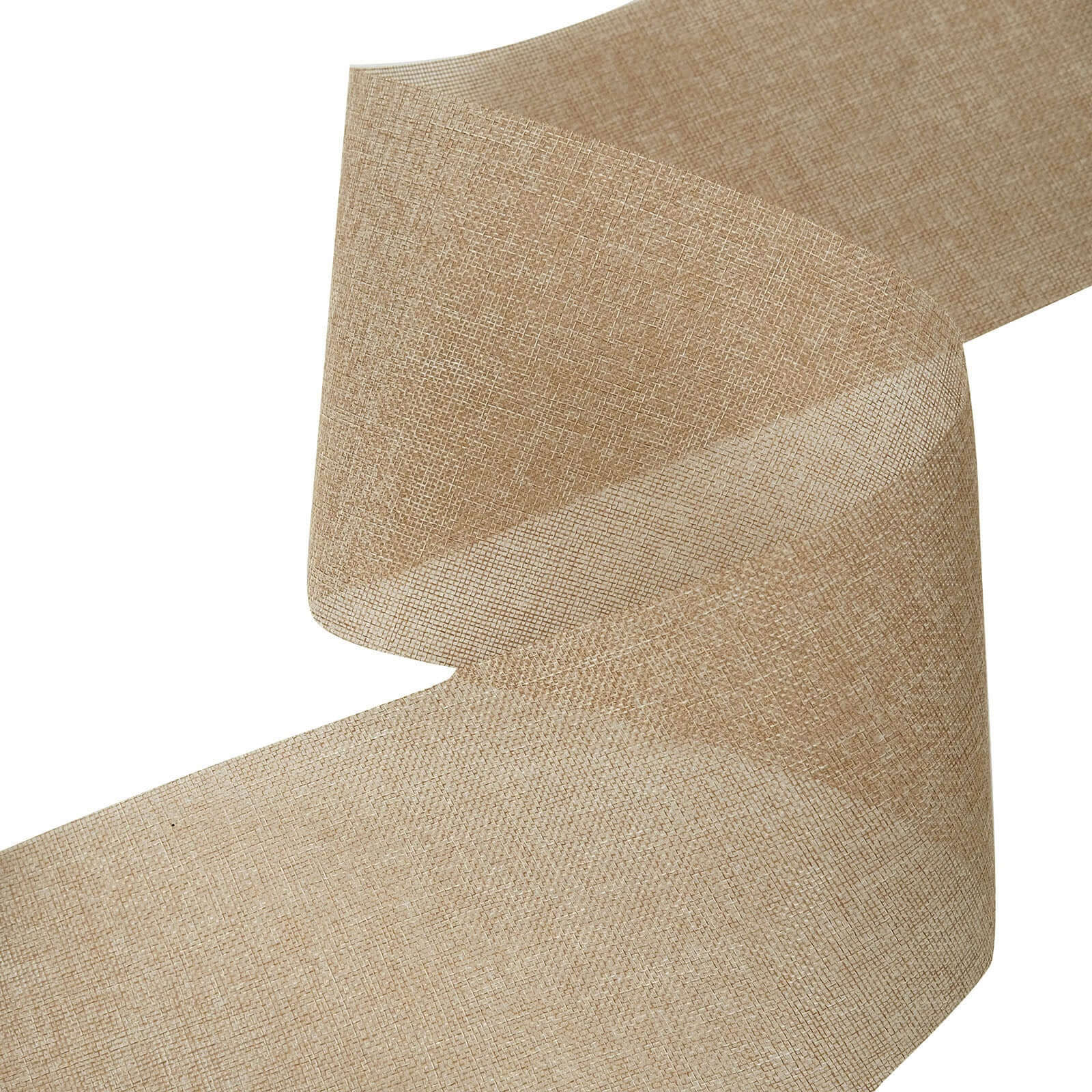 6"x10 Yards Natural Polyester Burlap Fabric Roll