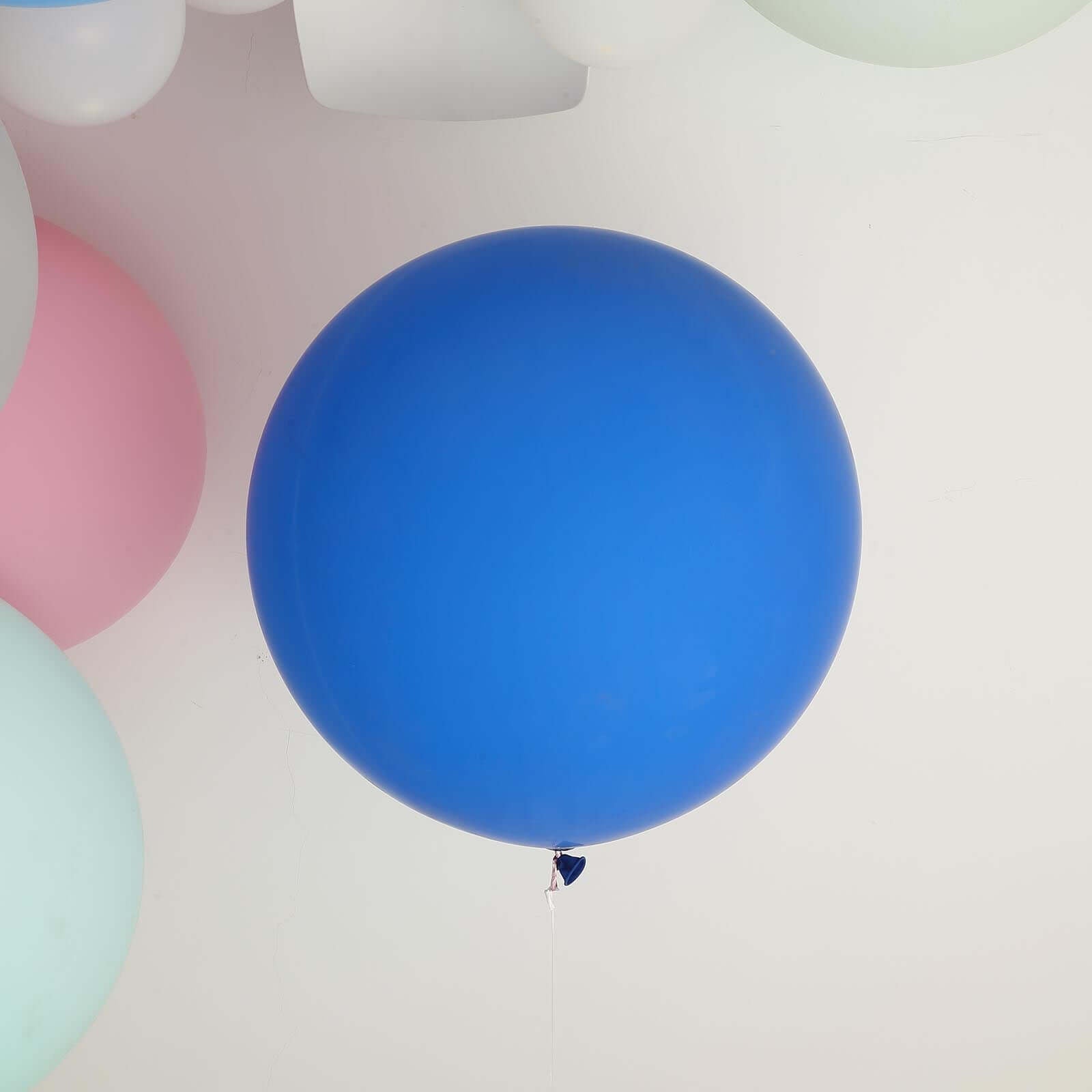 2 Pack 32" Large Balloons Helium or Air Latex Balloons Royal Blue