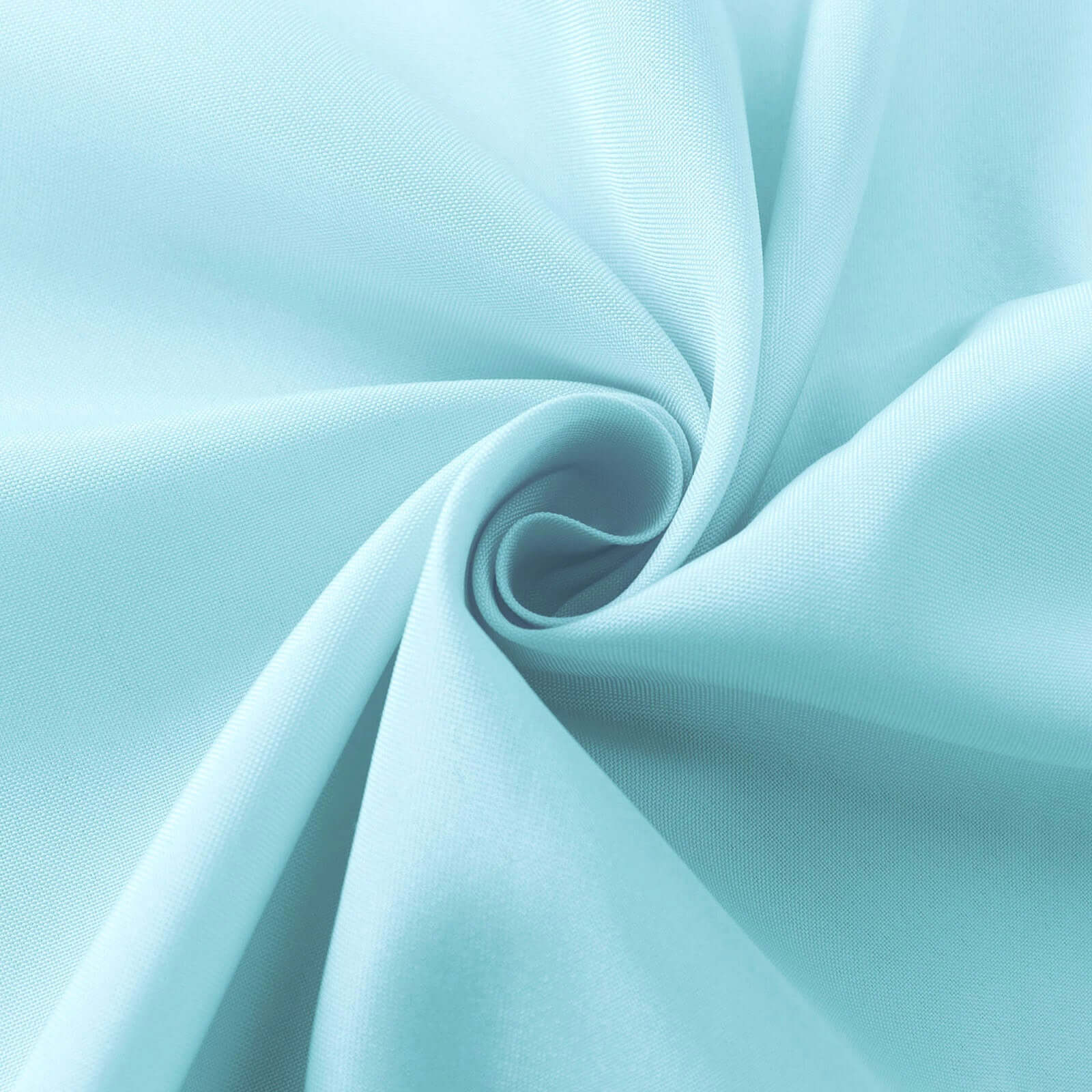 Polyester 108" Round Tablecloth Light Blue - Wrinkle-Resistant Table Cover