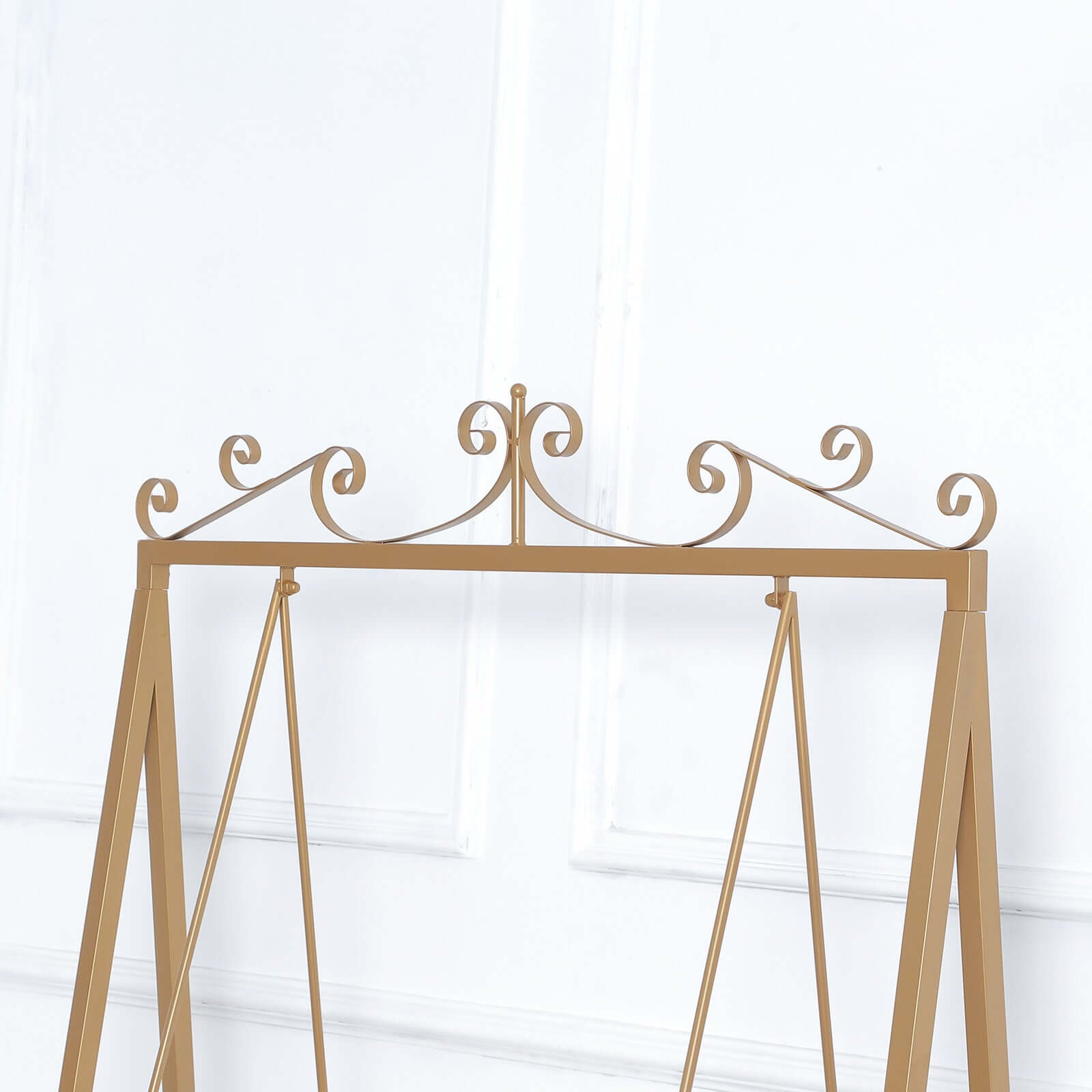 Metal Floor Swing Cake Stand Gold - Exquisite Hanging Dessert Display Serving Station for Upscale Parties & Weddings 6ft Tall