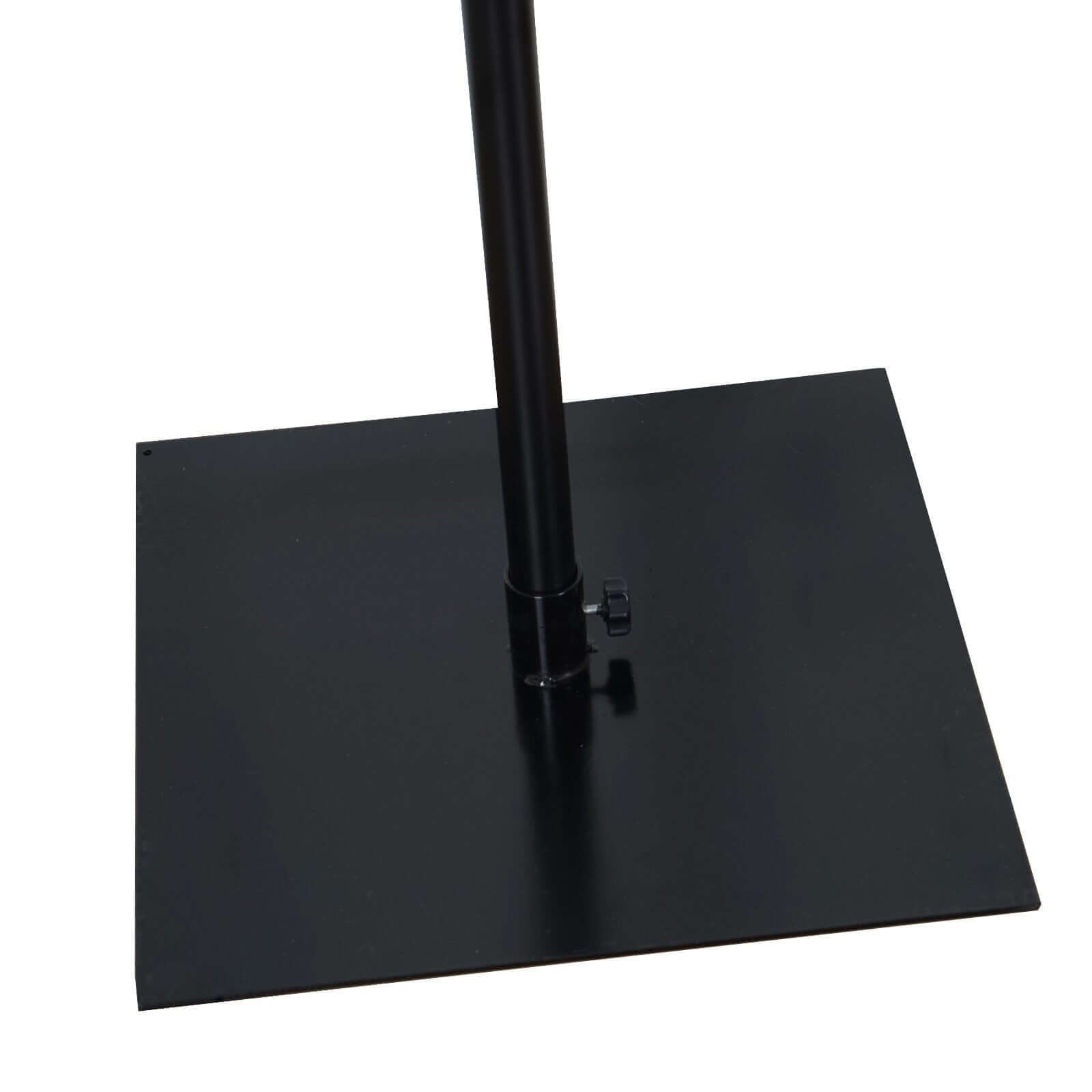 10ft Metal DIY Adjustable Heavy Duty Backdrop Stand Kit, Steel Base