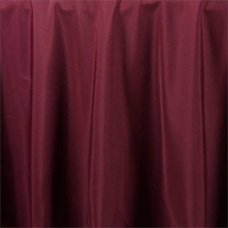 Polyester 132" Round Tablecloth Burgundy - Seamless Chic Design Table Cover