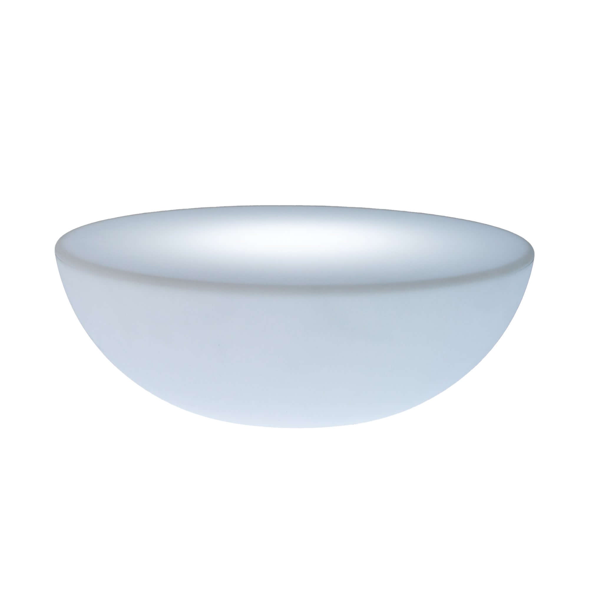 23.5" Color Changing Cordless LED Light Up Half Circle Round Table, Rechargeable Waterproof Illuminated Furniture
