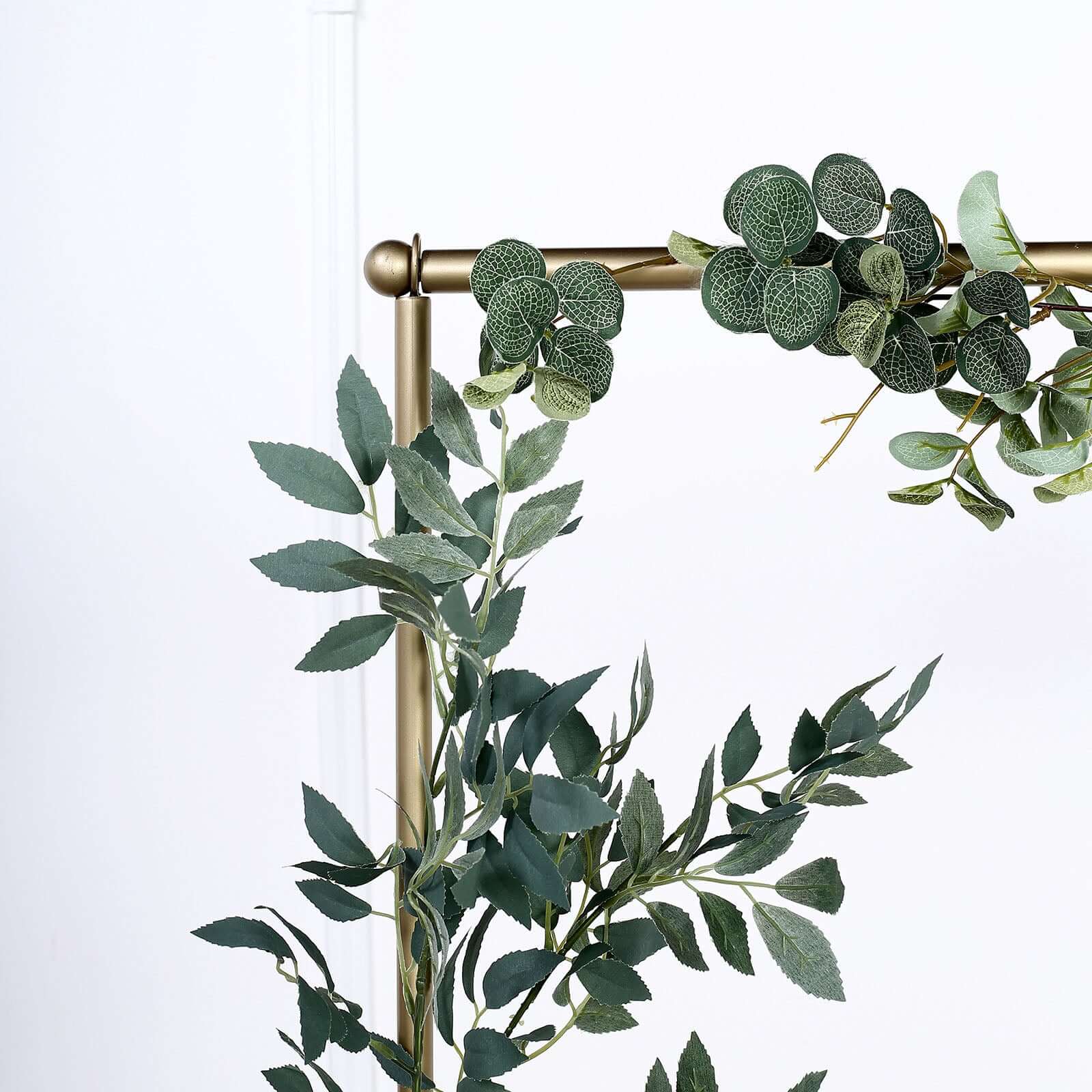 Over The Table Metal Rod Stand with Clamps Gold - Sturdy Adjustable Table Flower Arch Balloon Backdrop Frame Stand for Exquisite Event Setup & Decor 42"