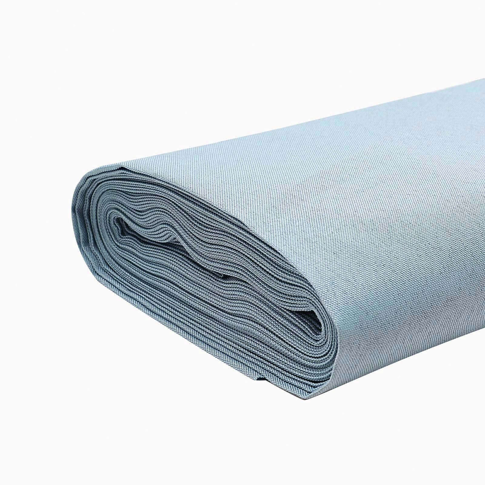 54"x10 Yards Dusty Blue Polyester Fabric Bolt DIY Craft Fabric Roll