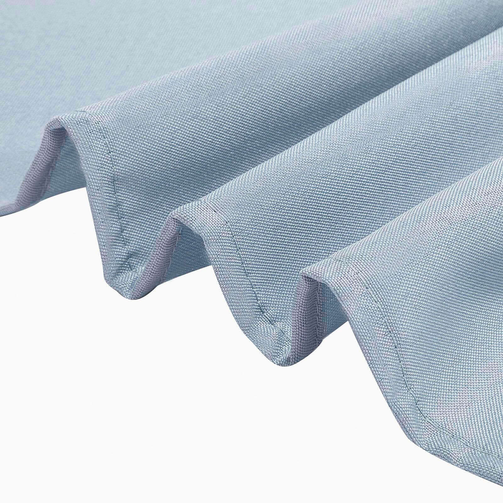 Polyester Square 90"x90" Tablecloth Dusty Blue - Wrinkle-Resistant & Durable Table Cover