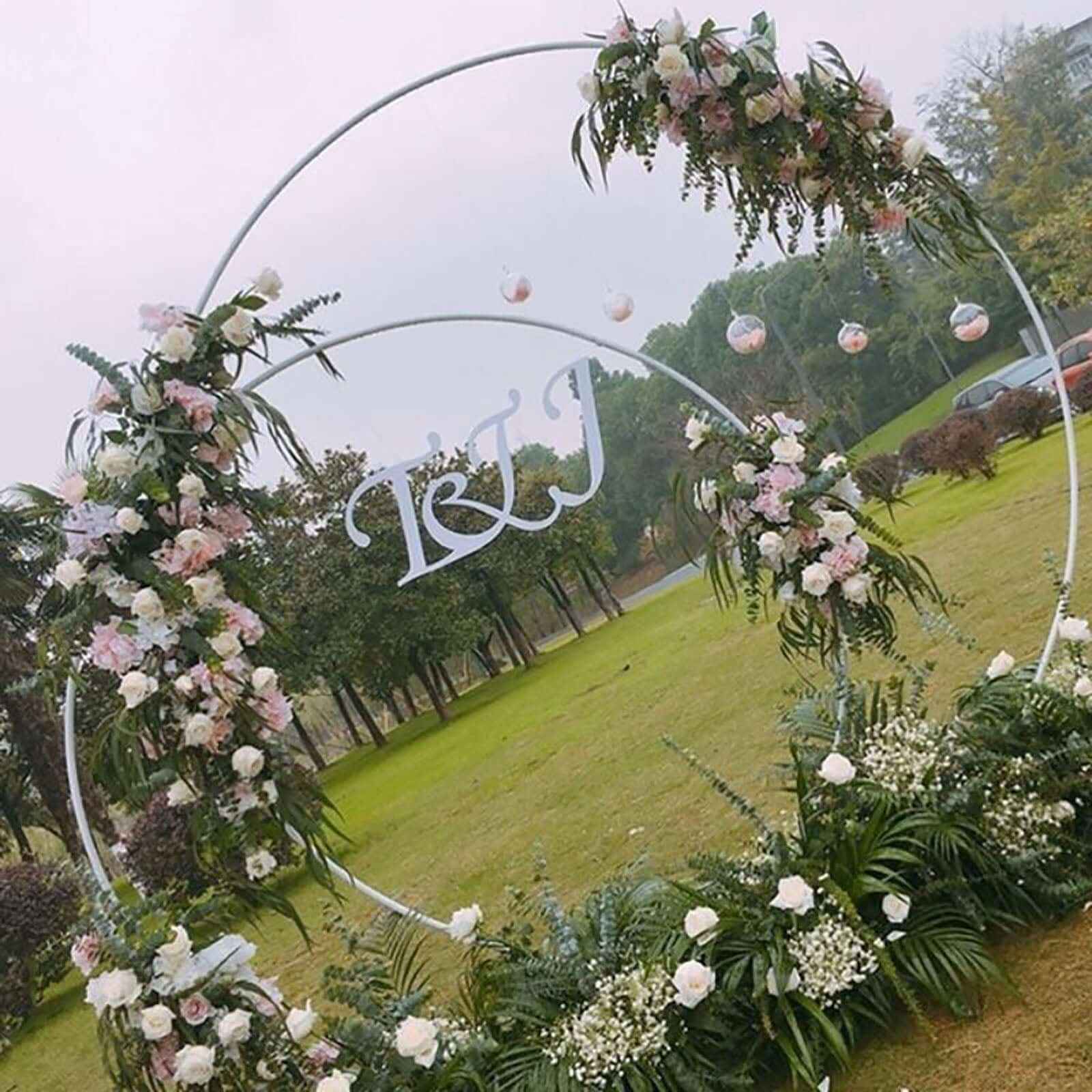 28" Gold Heavy Duty Metal Hoop Wreath, Floral Hoop