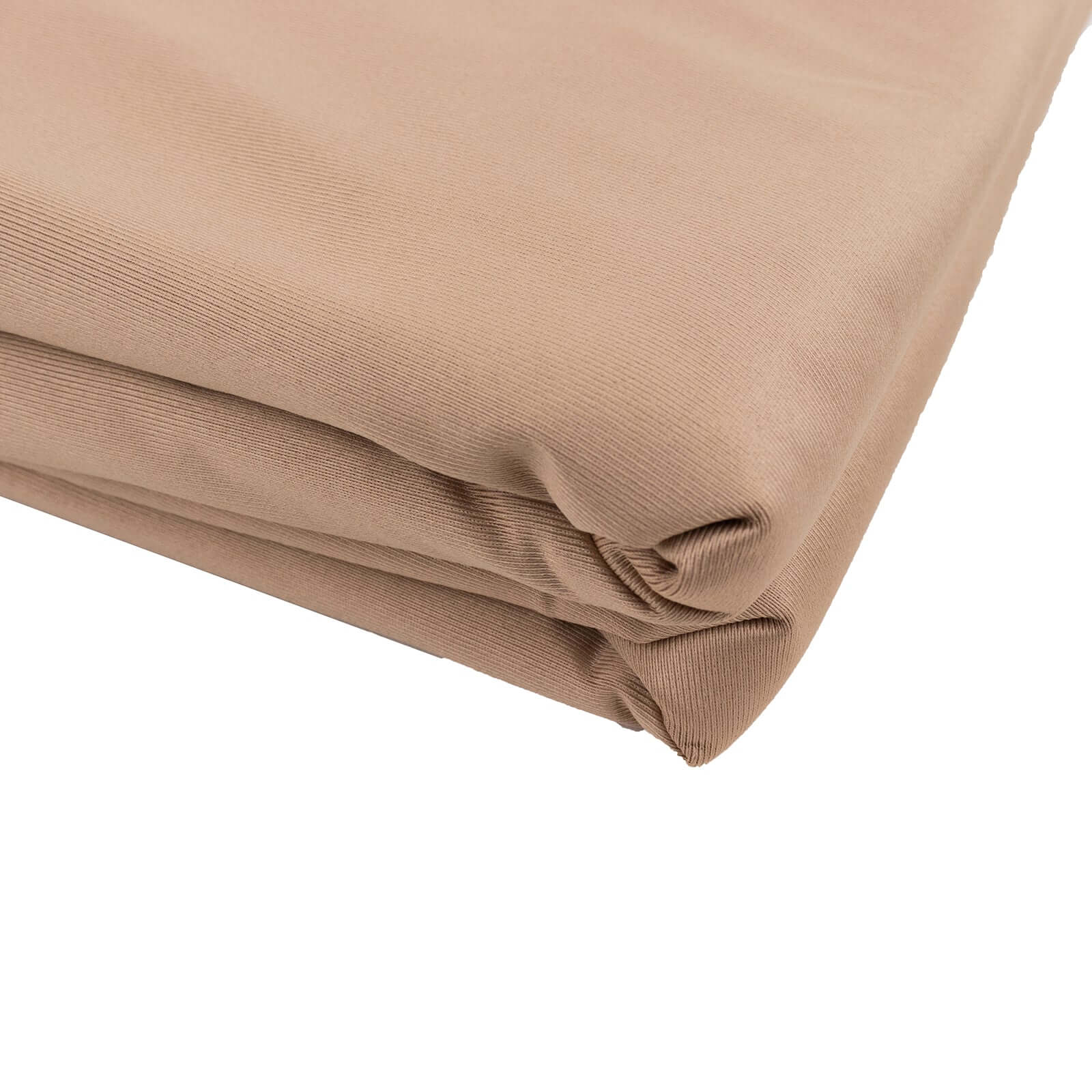 Premium Nude Scuba Polyester Fabric Roll, Wrinkle Free DIY Craft Fabric Bolt- 60"x10 Yards
