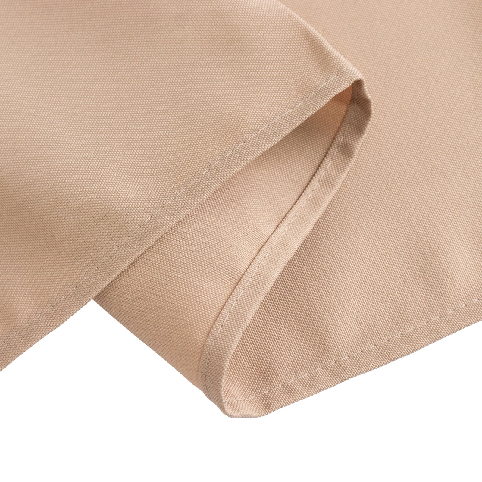 Premium Polyester 54"x54" Table Overlay Square Tablecloth Nude - 220GSM Stain and Wrinkle-Resistant Table Topper