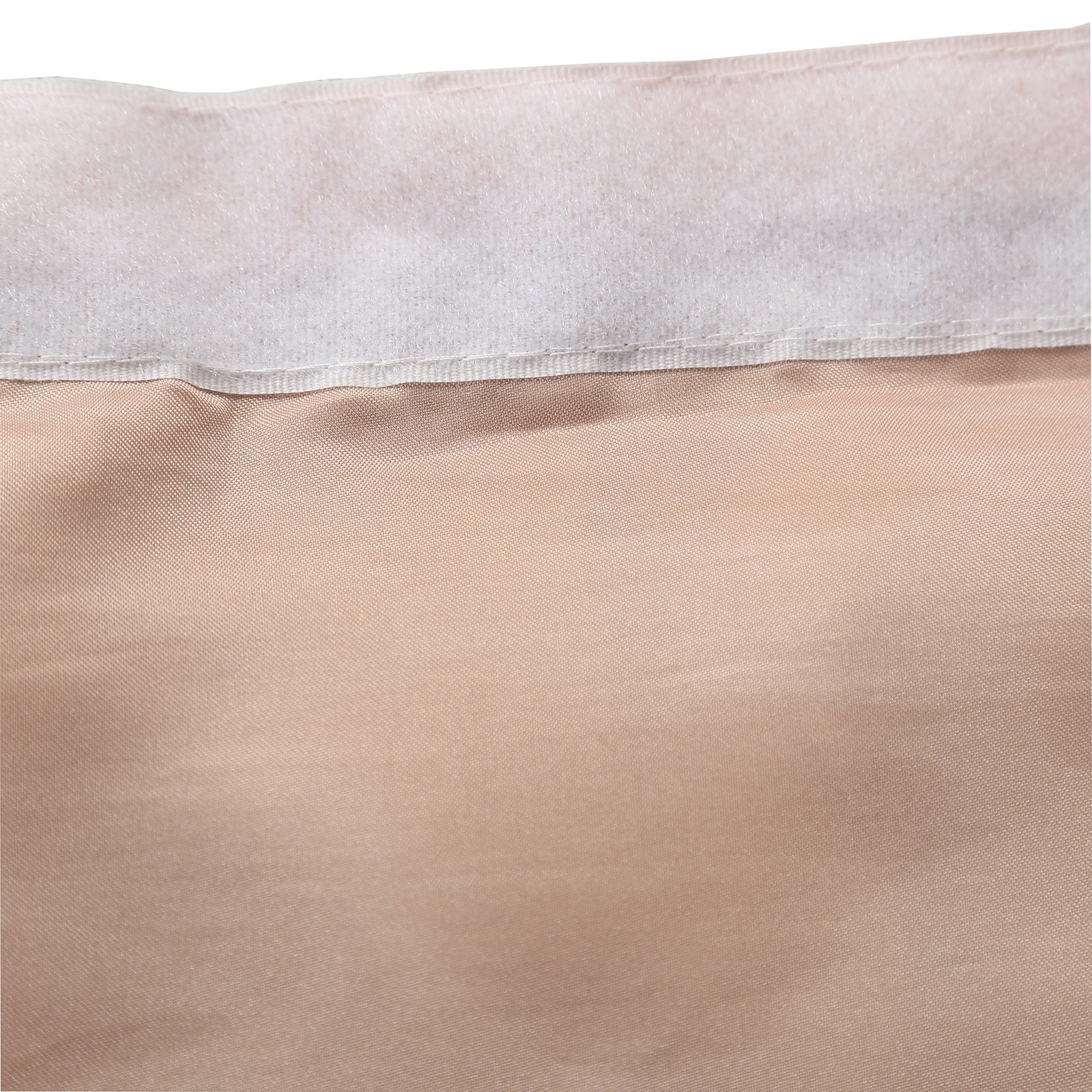 Taffeta 14ft Table Skirt Nude - Cascading Curly Willow Style Table Cover