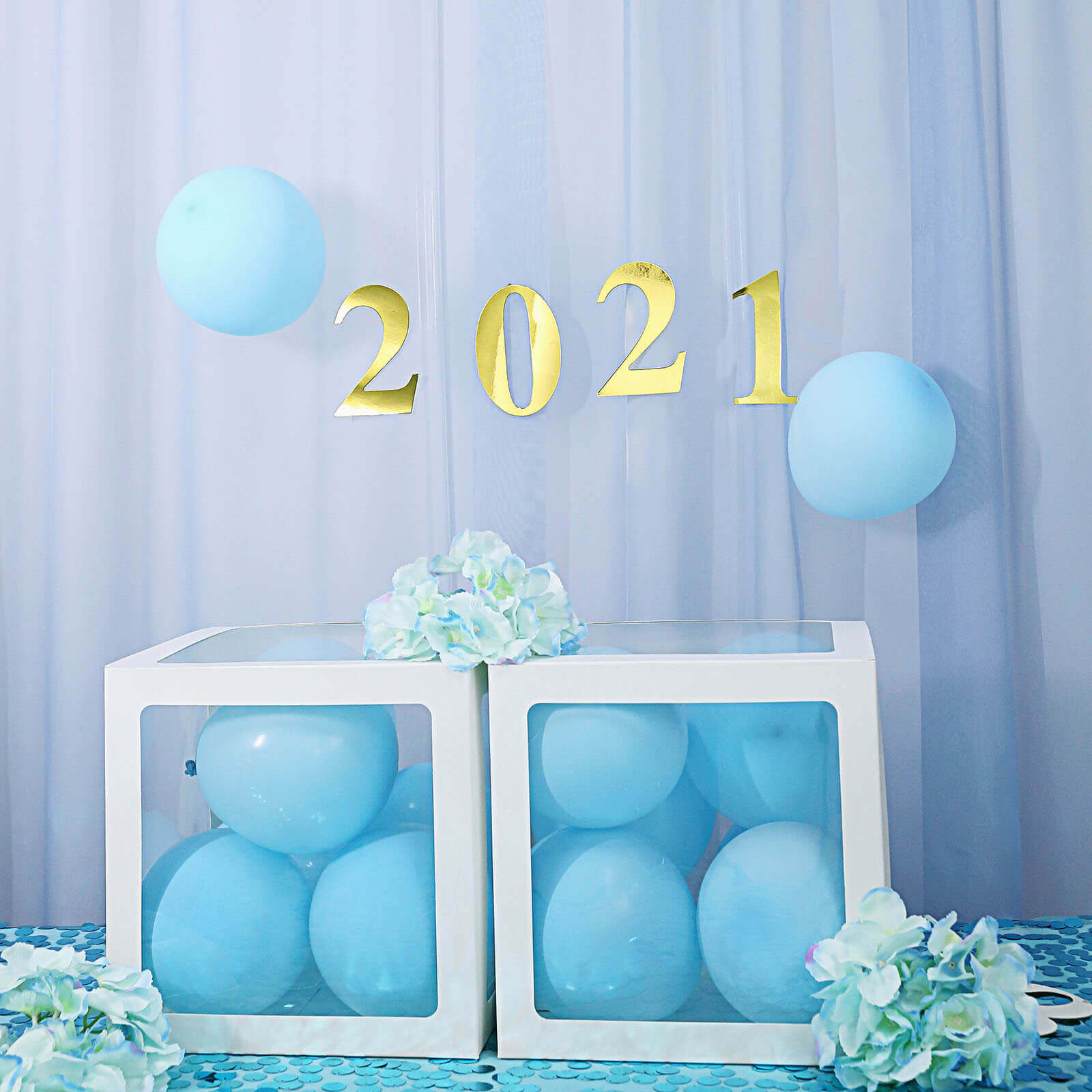 4-Pack Stickers Banner Custom 0-9 Number "3" Design Gold - Milestone Age and Date Stick-On Numbers 5"