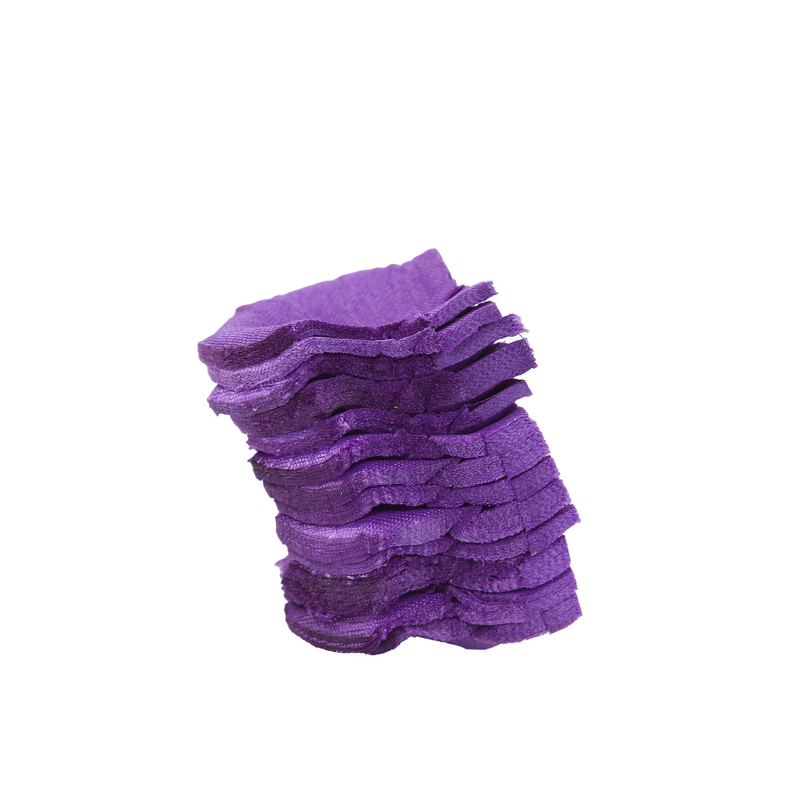 500-Pack Rose Petals Round Design Purple Silk Confetti - Decorative Scatters for Tables and Floors