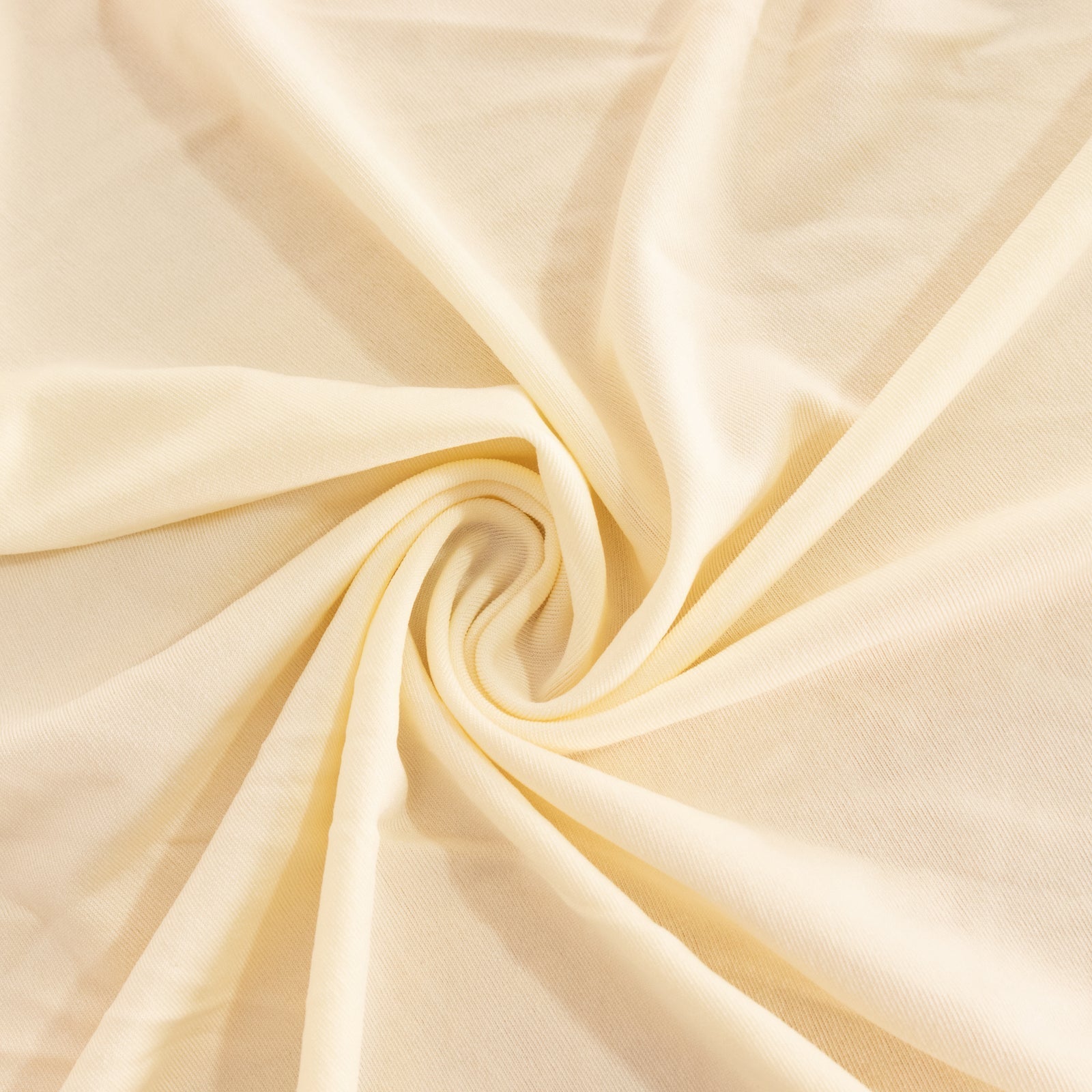 Spandex 33"-36" Round Cocktail Table Cover Ivory - Easy to Maintain Stretch Fitted Highboy Tablecloth