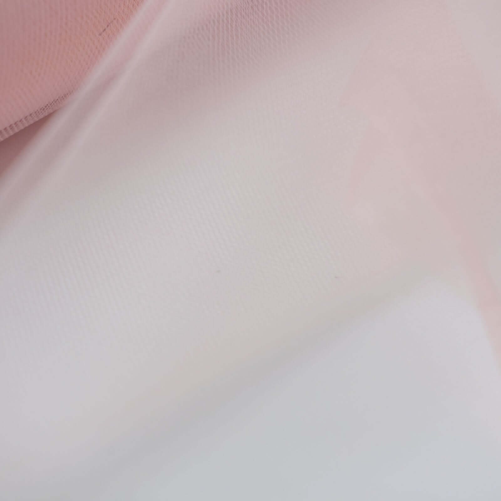 54"x40 Yards Blush Tulle Fabric Bolt, DIY Crafts Sheer Fabric Roll