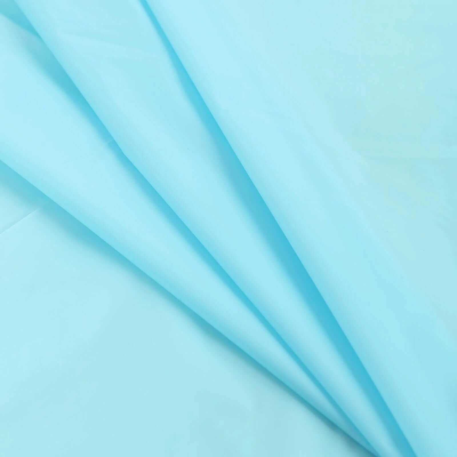 Plastic Table Cover Serenity Blue Rectangle - Lightweight PVC Disposable Tablecloth 54"x108"