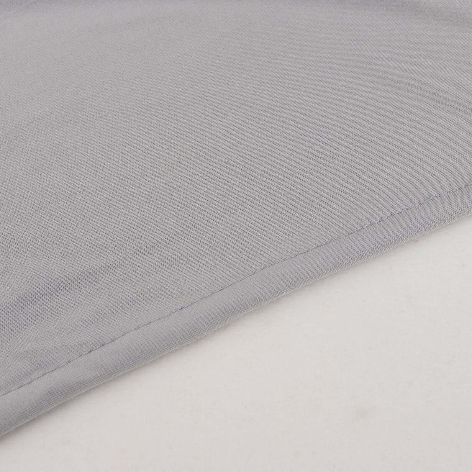 Silver Spandex 4-Way Stretch Fabric Roll, DIY Craft Fabric Bolt- 60"x10 Yards