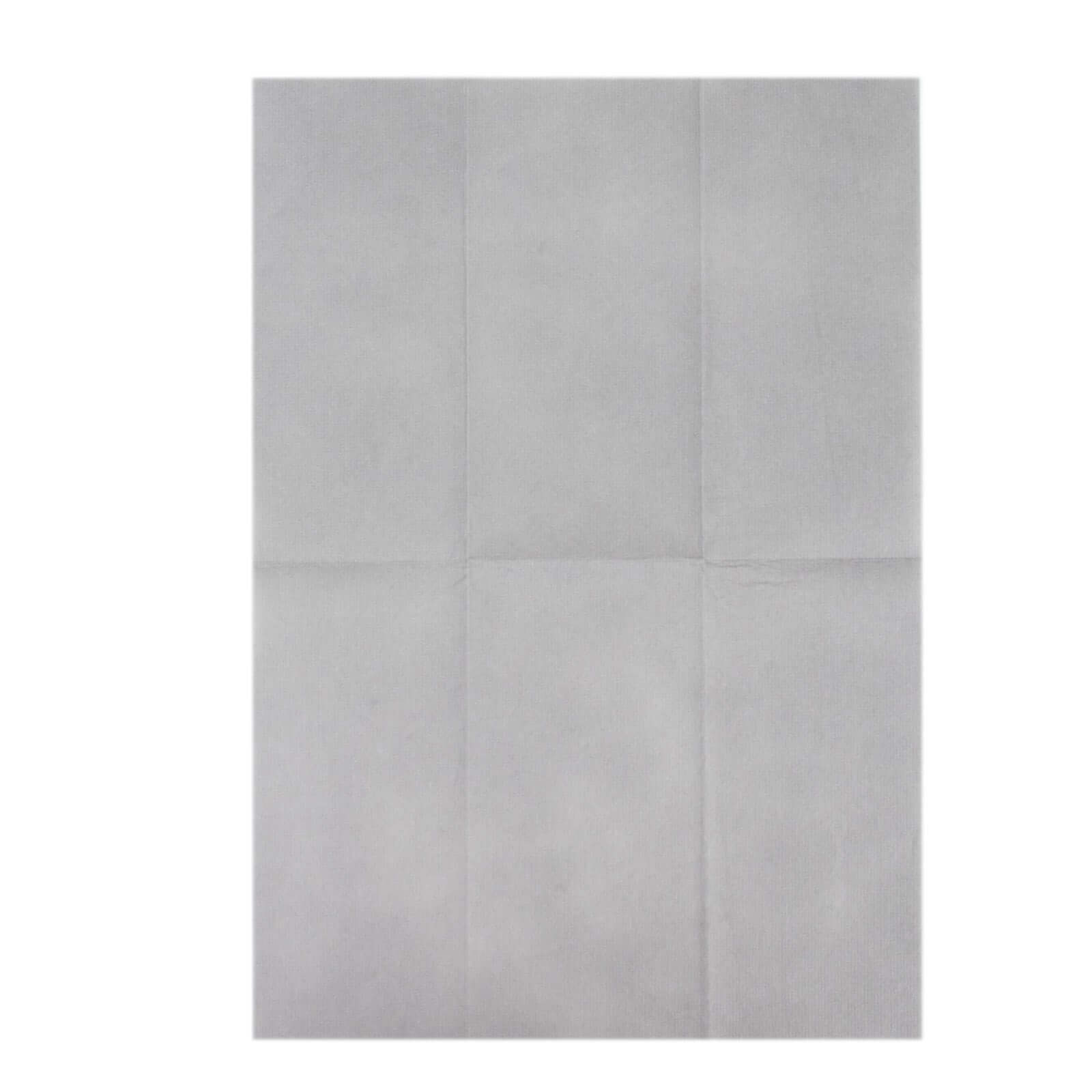 20-Pack Paper Linen-Like Napkins Silver - Disposable Hygienic Airlaid Guest Towels 8.5"x4"