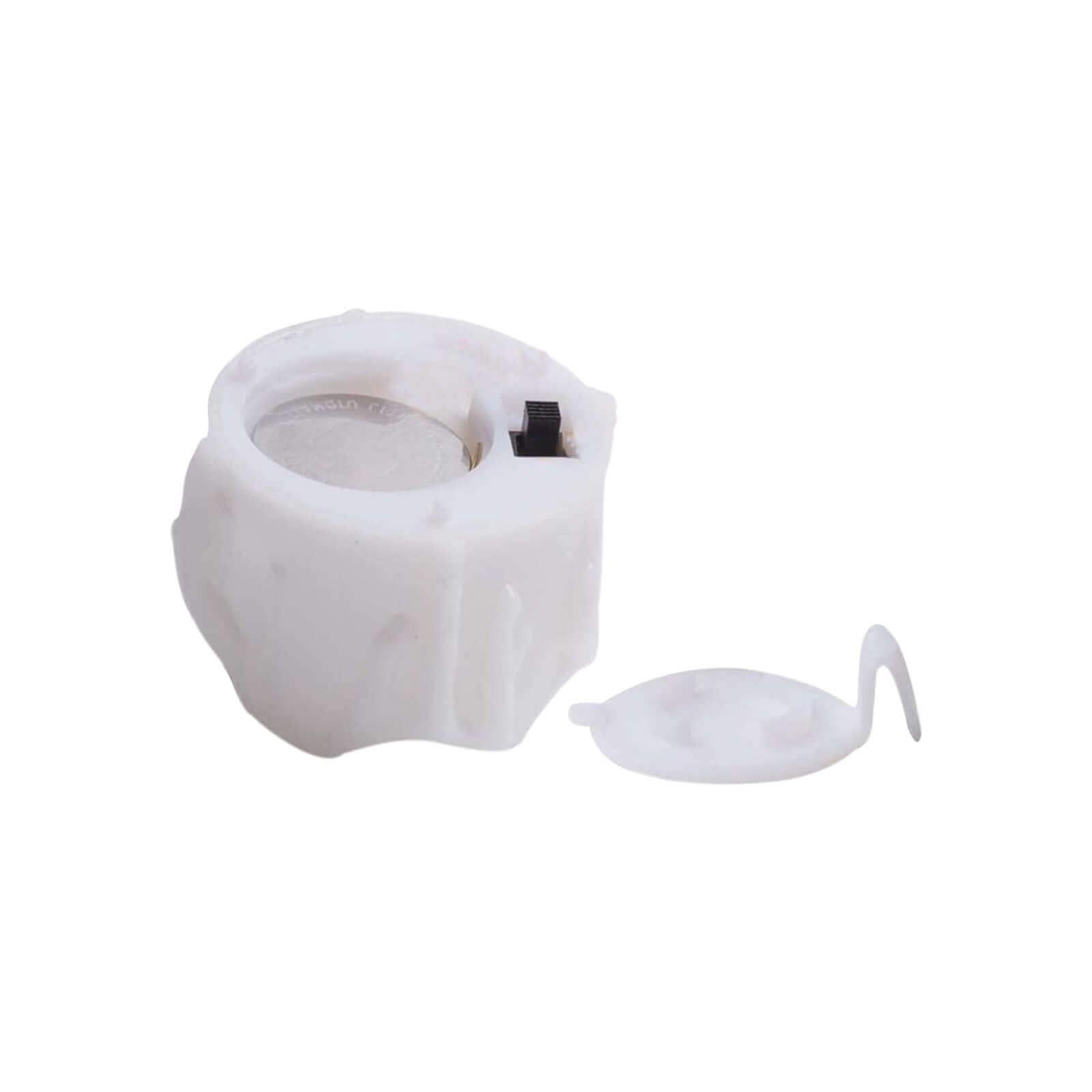 12-Pack LED Flameless Luminaria Lighting Warm White - Battery Operated Tealight Candles with Realistic Wax Design 1.5"