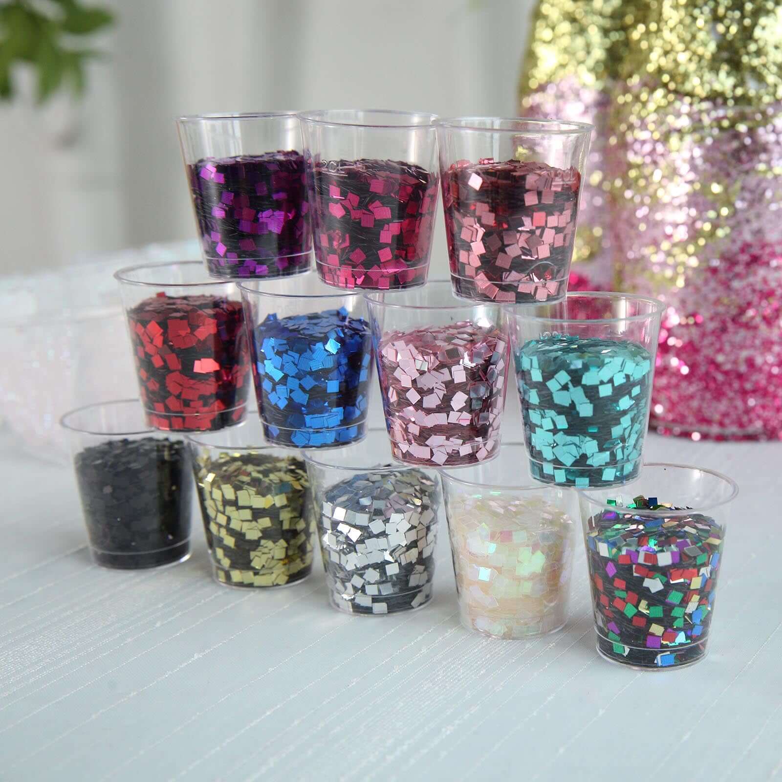 Chunky Glitter Metallic Rose Gold - Nontoxic Confetti Glitter for Fun DIY Projects Kids' Crafts Resin Art & Festival Decor 50g Bag