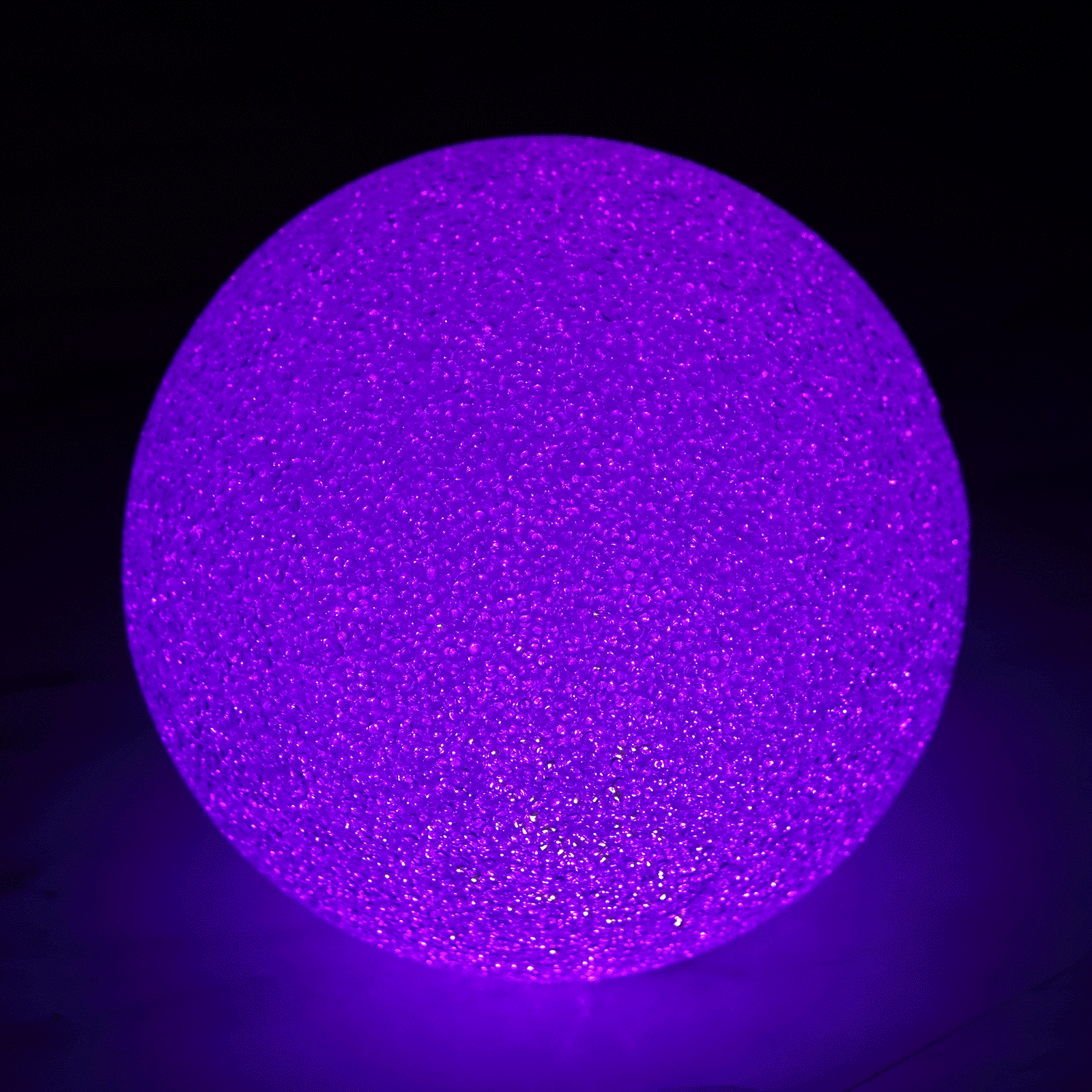 LED Color Changing Light Globe - Battery Operated Ball Centerpiece 10"