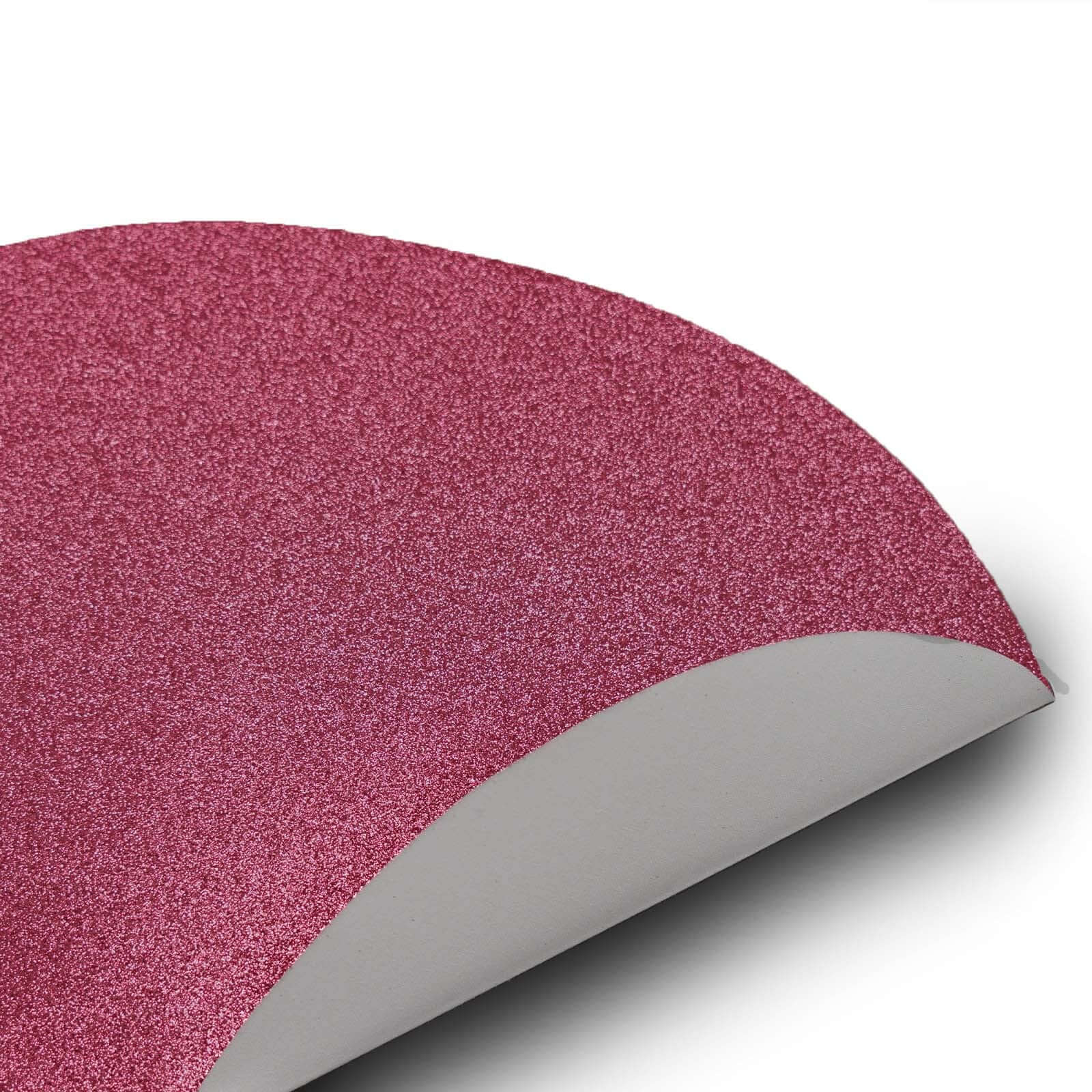 6-Pack Placemats Glitter Design Coral Sparkle Oval - Non-Slip Decorative Table Mats for Dining 12"x18"