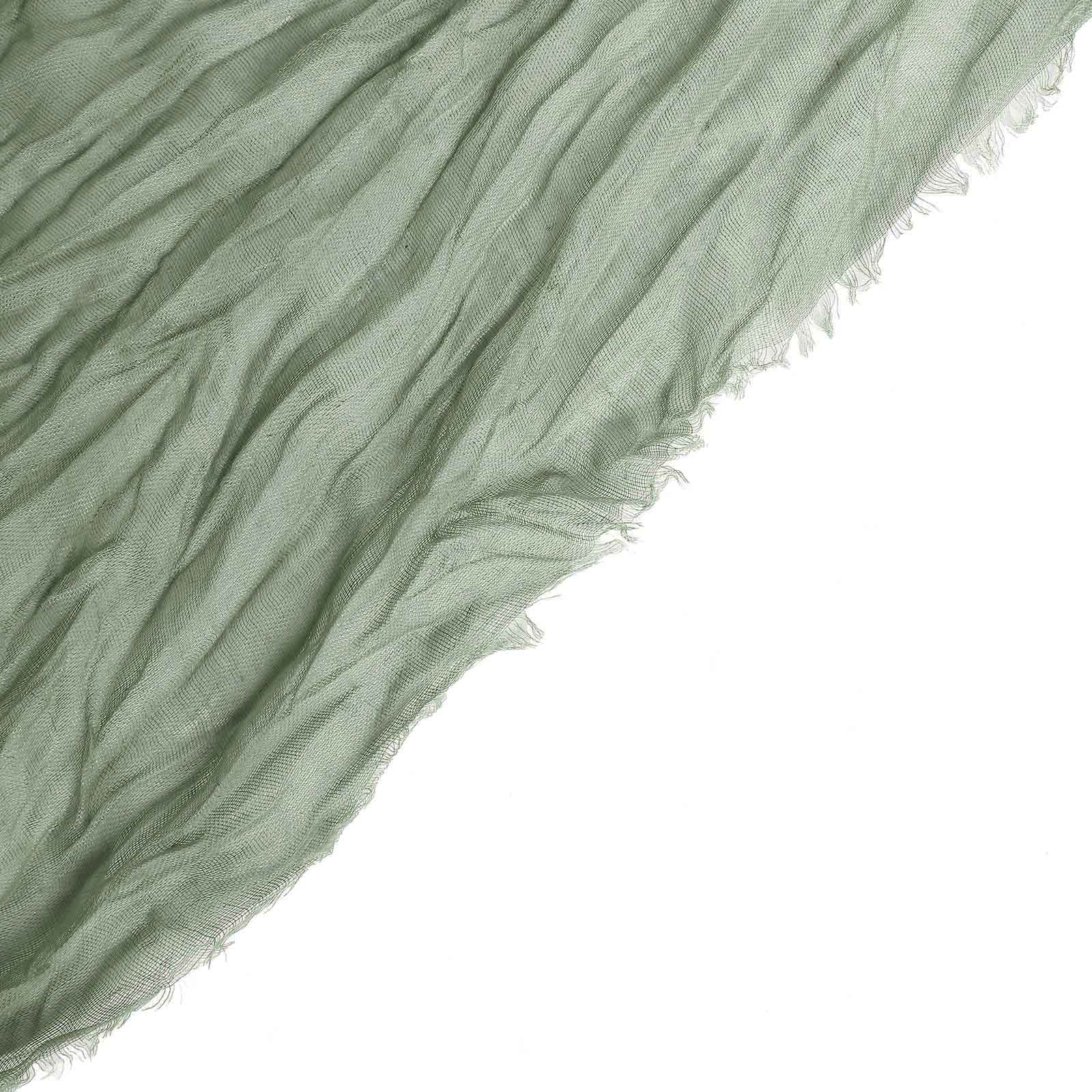 5 Pack Gauze Cheesecloth 24"x19" Napkins Dusty Sage Green Reusable Dinner Napkins