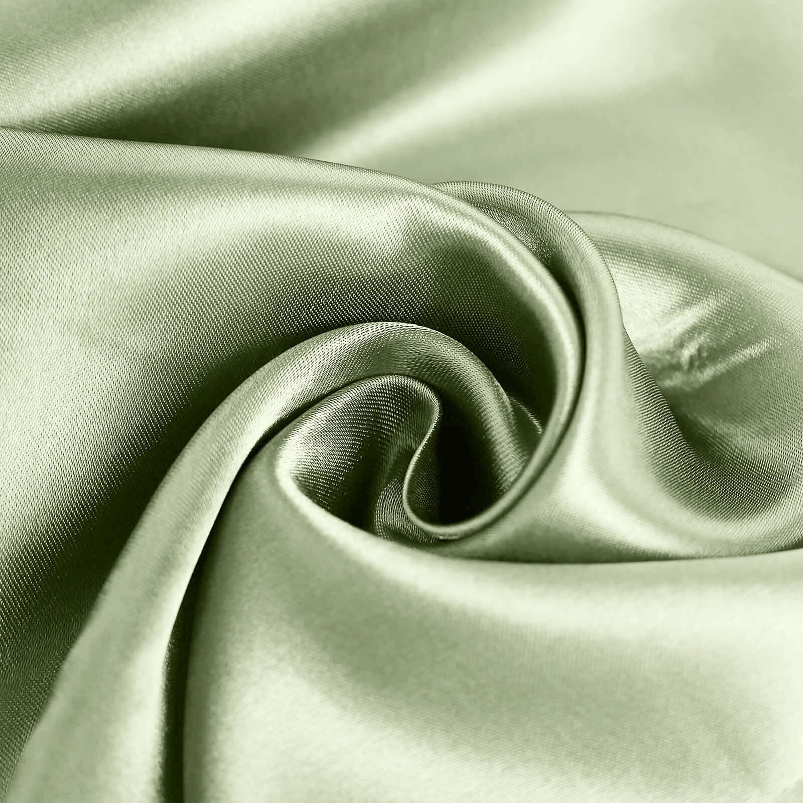 12"x10yd Dusty Sage Green Satin Fabric Bolt, DIY Craft Wholesale Fabric