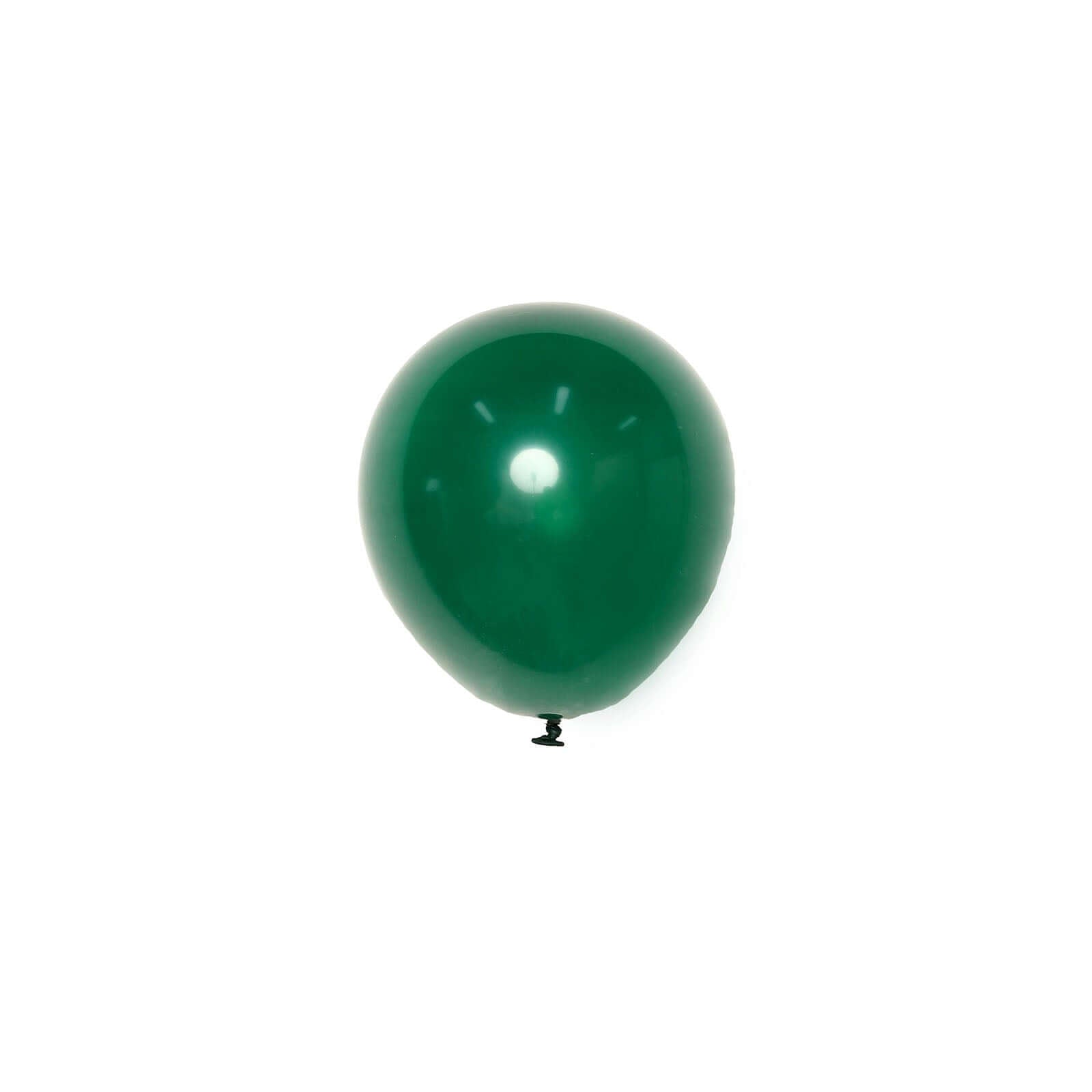 25 Pack 10" Matte Pastel Emerald Helium or Air Latex Party Balloons