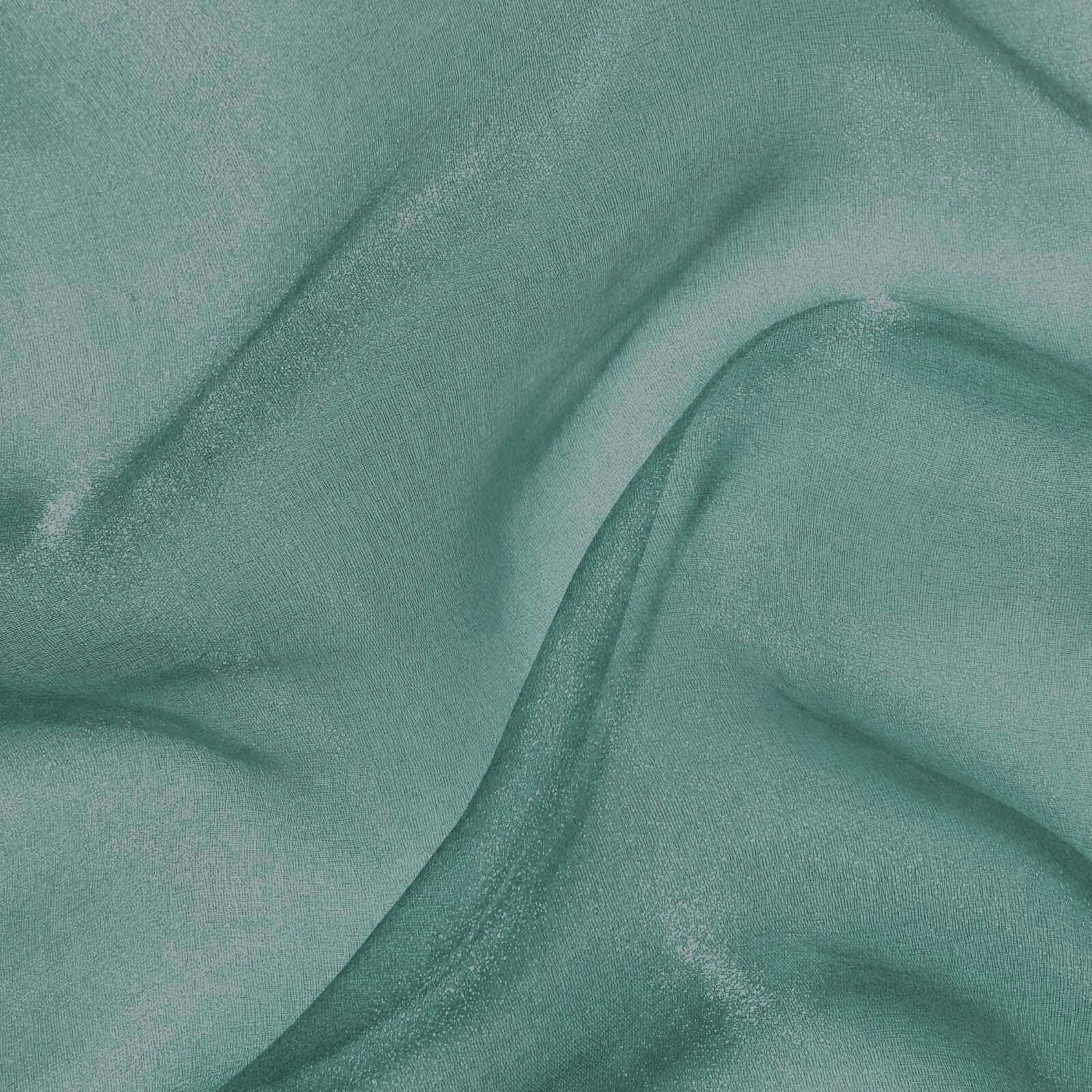 12"x10yd Hunter Emerald Green Sheer Chiffon Fabric Bolt, DIY Voile Drapery Fabric