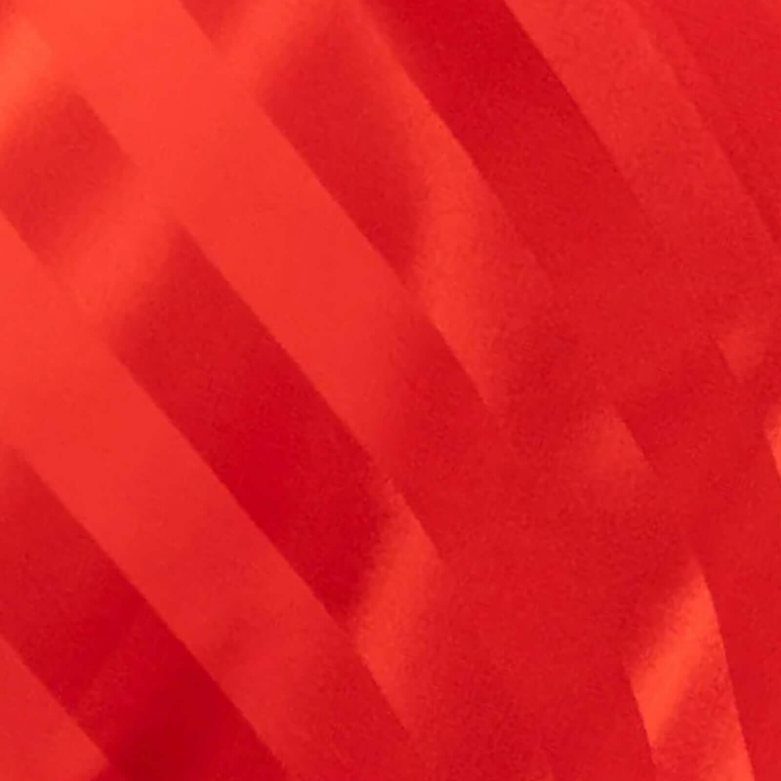 Satin 72"x72" Table Overlay Square Tablecloth Red - Stripe Table Topper