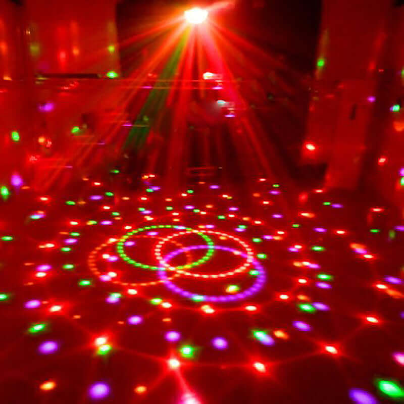 Honeycomb Sound Activated Party Disco Ball RGB Stage Light