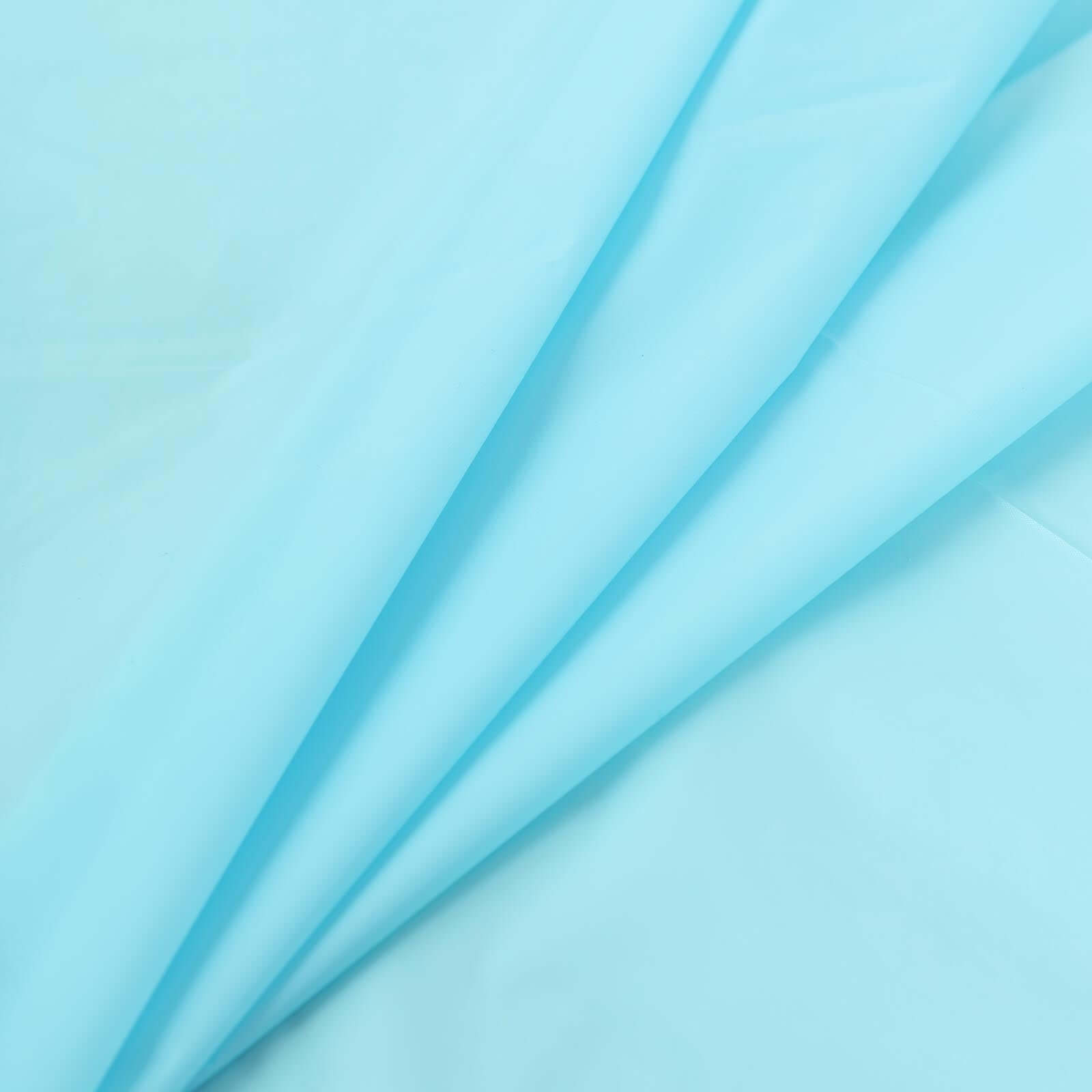 Plastic Table Cover Serenity Blue Rectangle - Lightweight PVC Disposable Tablecloth 54"x108"