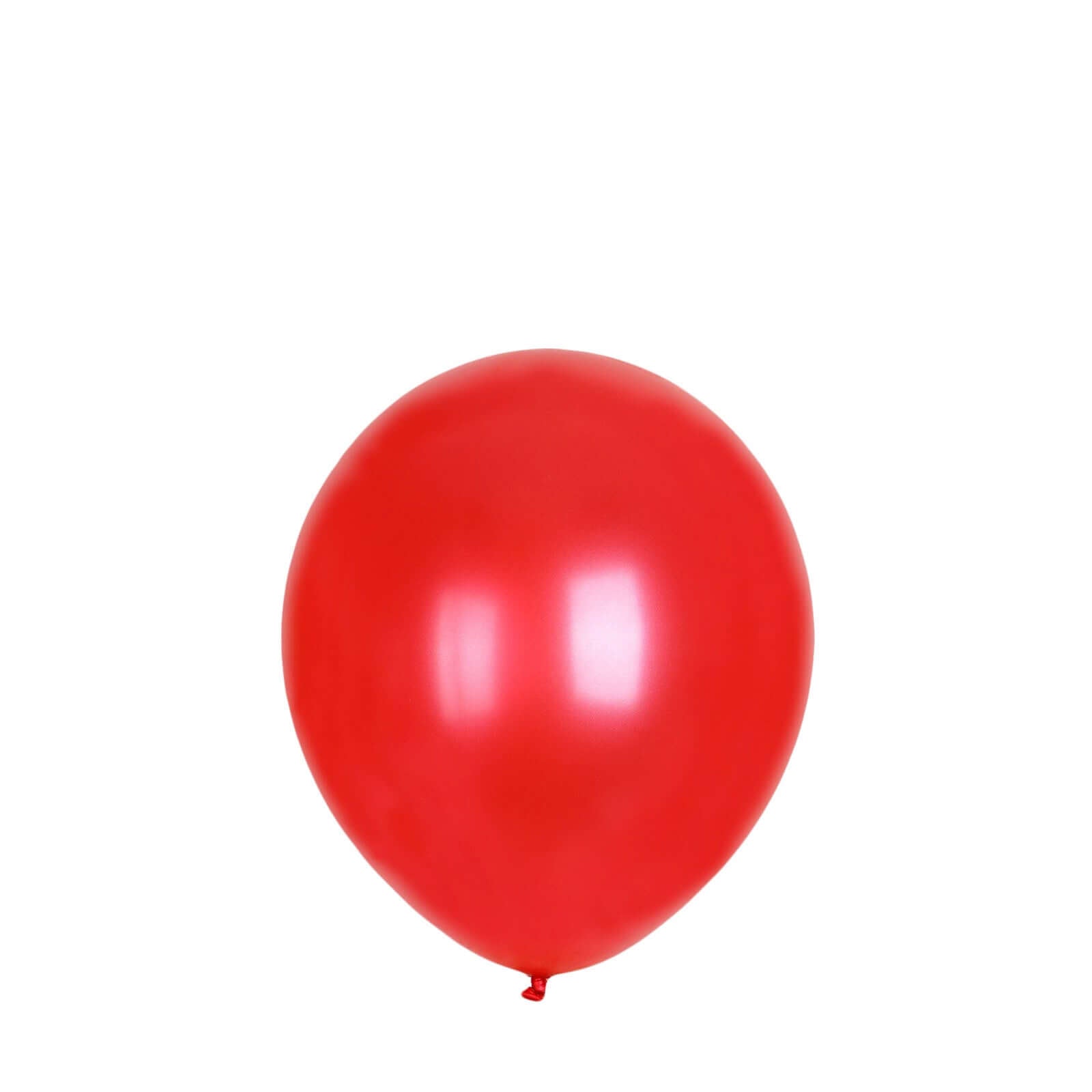 25 Pack | 12" Shiny Pearl Red Latex Helium, Air or Water Balloons