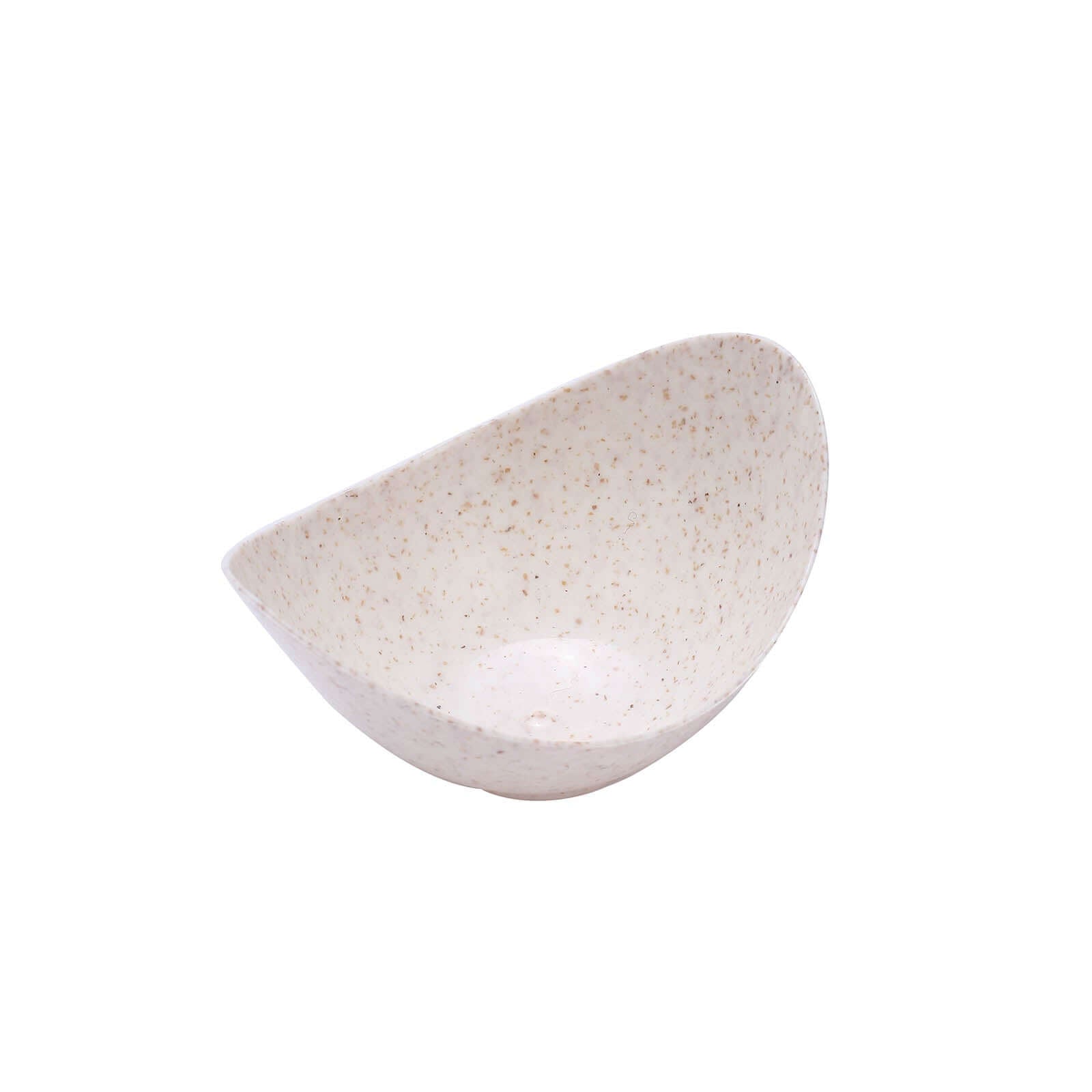 24-Pack Mini Wheat Straw Fiber Dessert Cups Biodegradable Eco-Friendly - Perfect for Ice Cream 3"