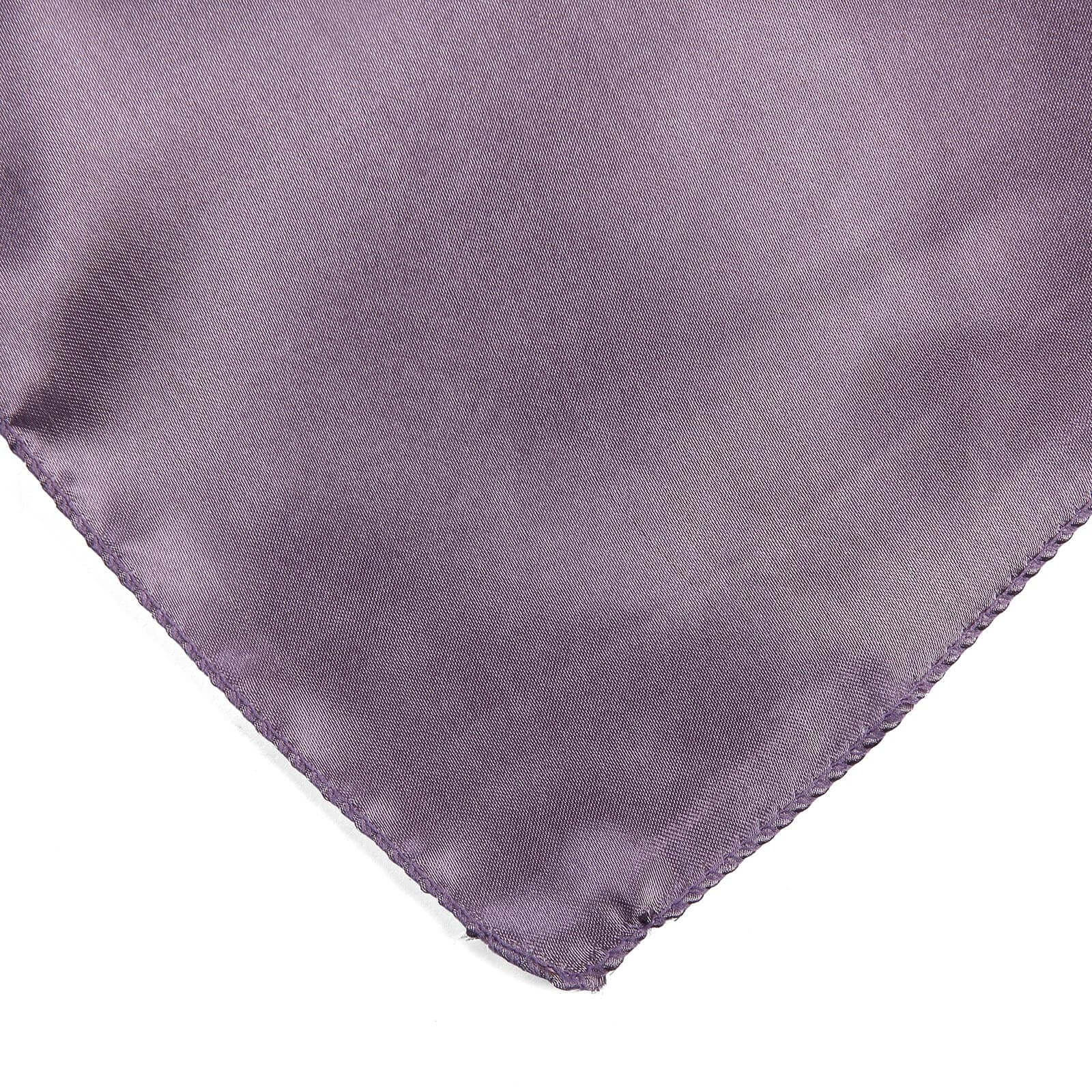 Satin Rectangular 60"x102" Tablecloth Violet Amethyst - Smooth and Lustrous Table Cover