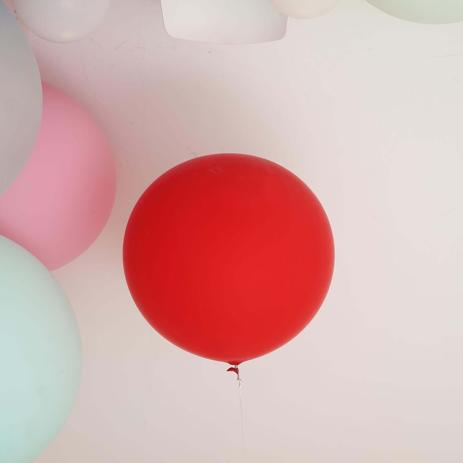 2 Pack 32" Large Matte Red Helium or Air Premium Latex Balloons