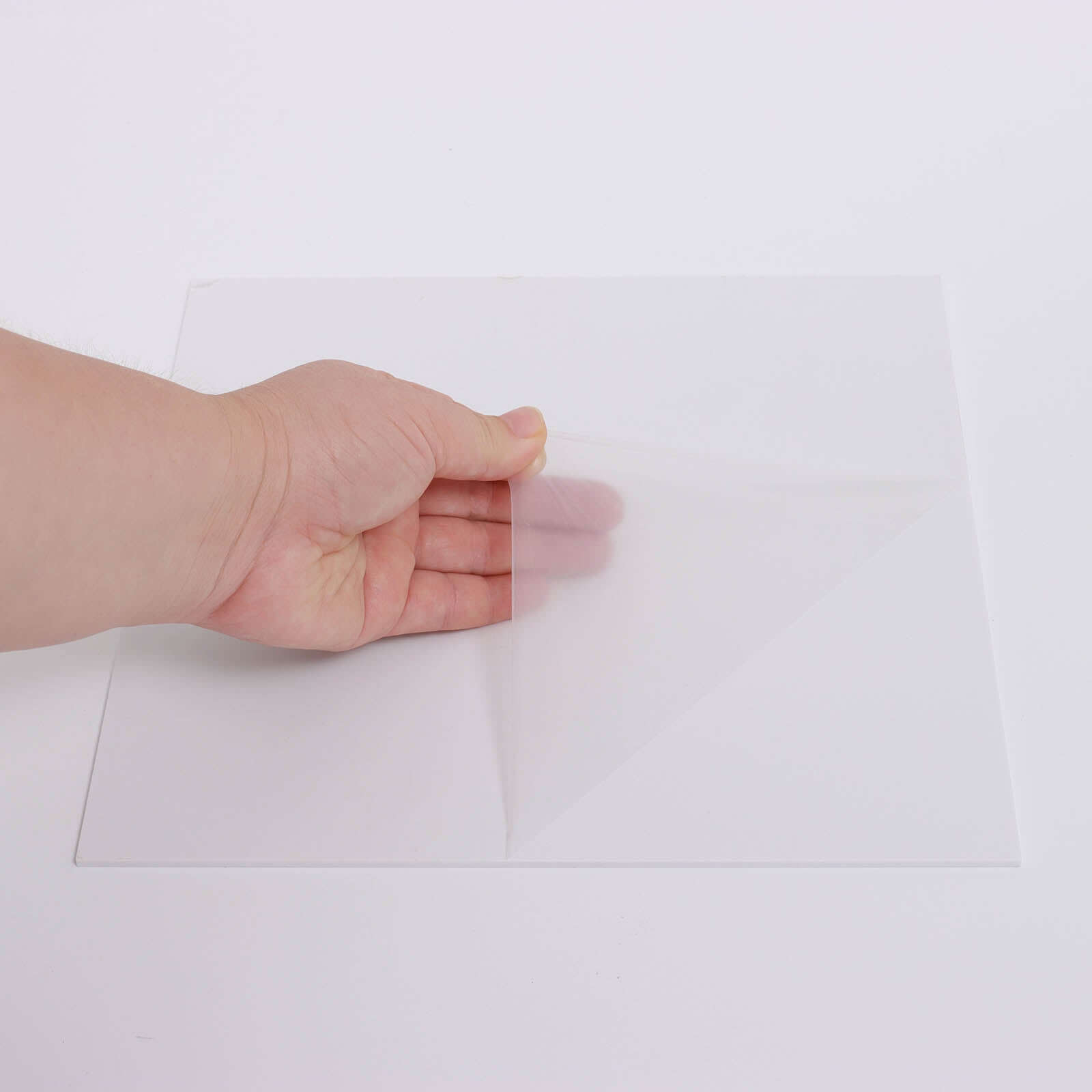 2 Pack 10" Square White Acrylic Plexiglass Sheets, 3mm Thick Top Plates With Protective Film