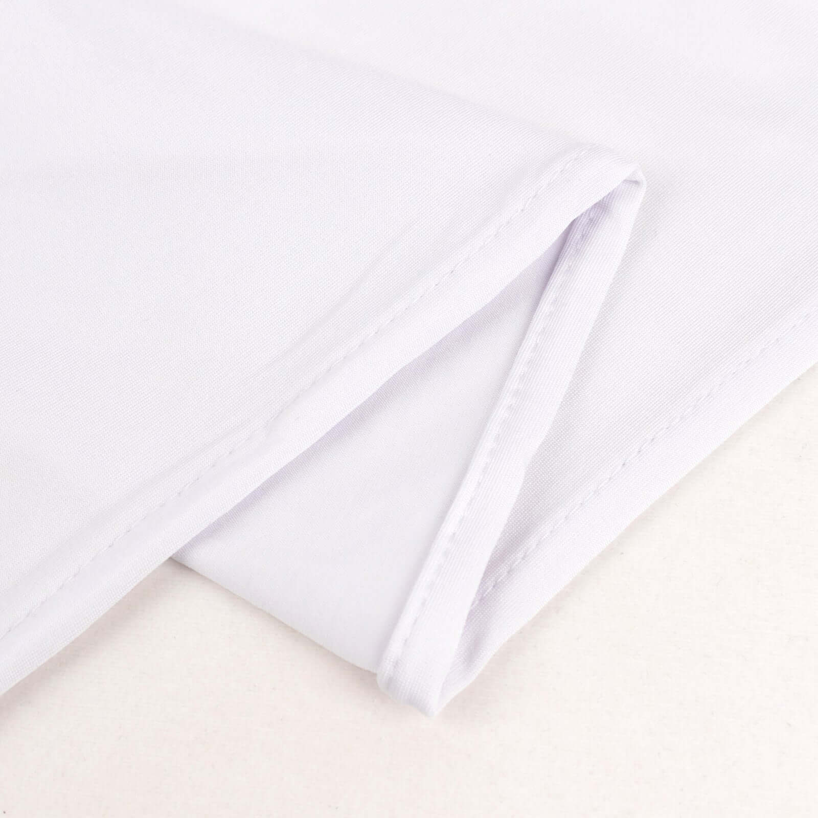 White Spandex 4-Way Stretch Fabric Roll, DIY Craft Fabric Bolt- 60"x10 Yards